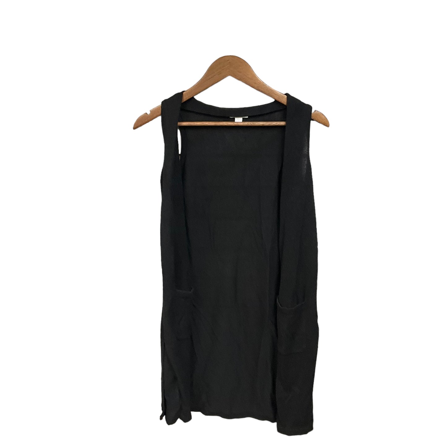 Vest Sweater By J. Jill In Black, Size: Petite S