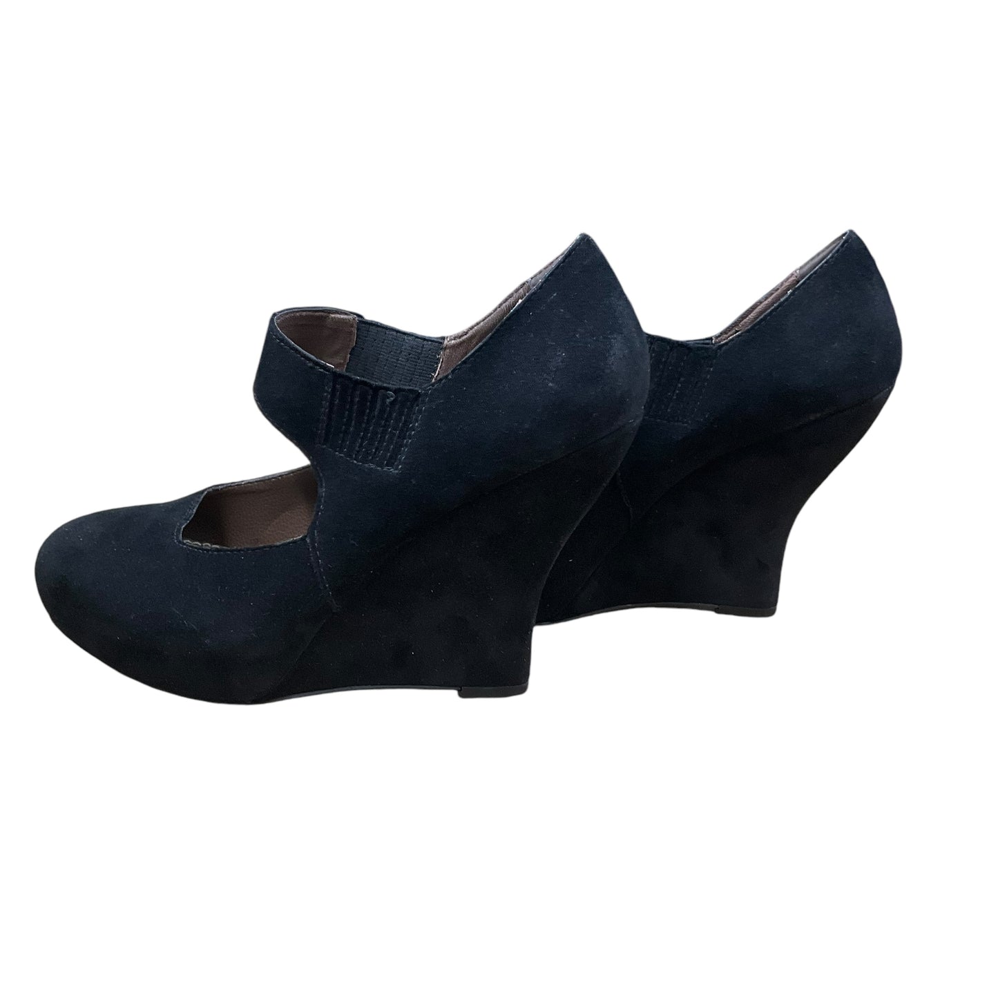 Shoes Heels Wedge By Cma In Black, Size: 8.5