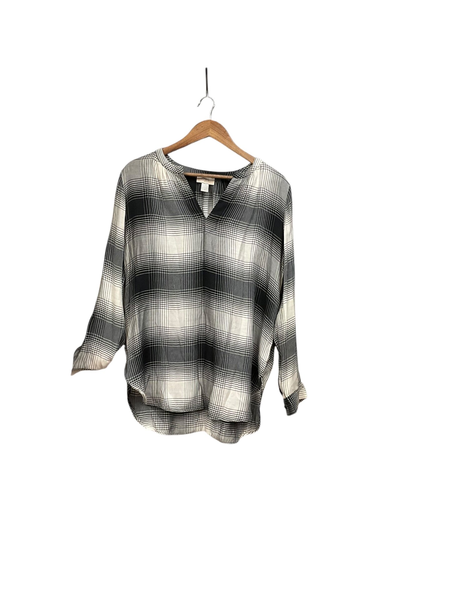 Blouse Long Sleeve By Loft Size: M