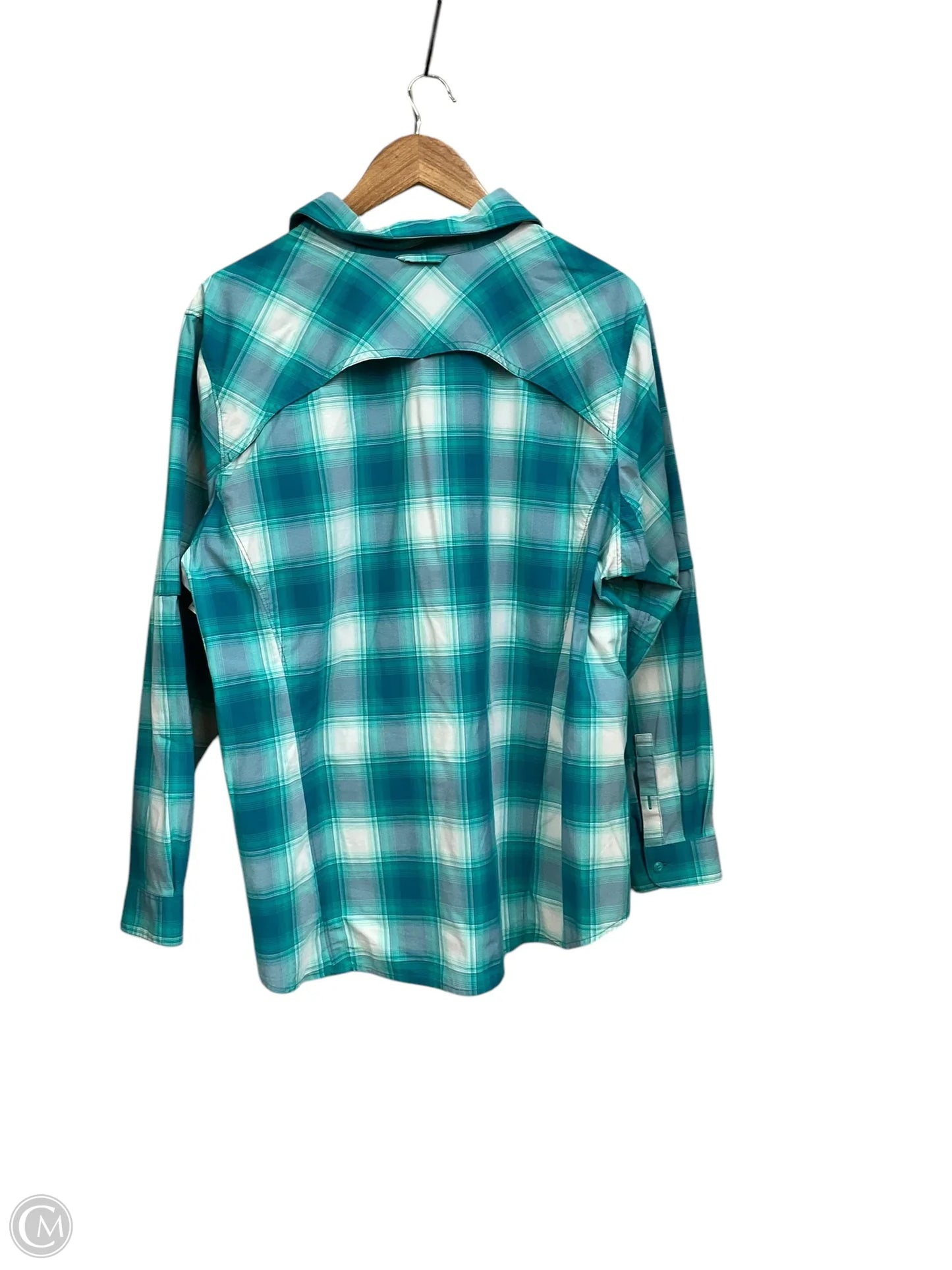 Athletic Top Long Sleeve Collar By Duluth Trading Size: 1x