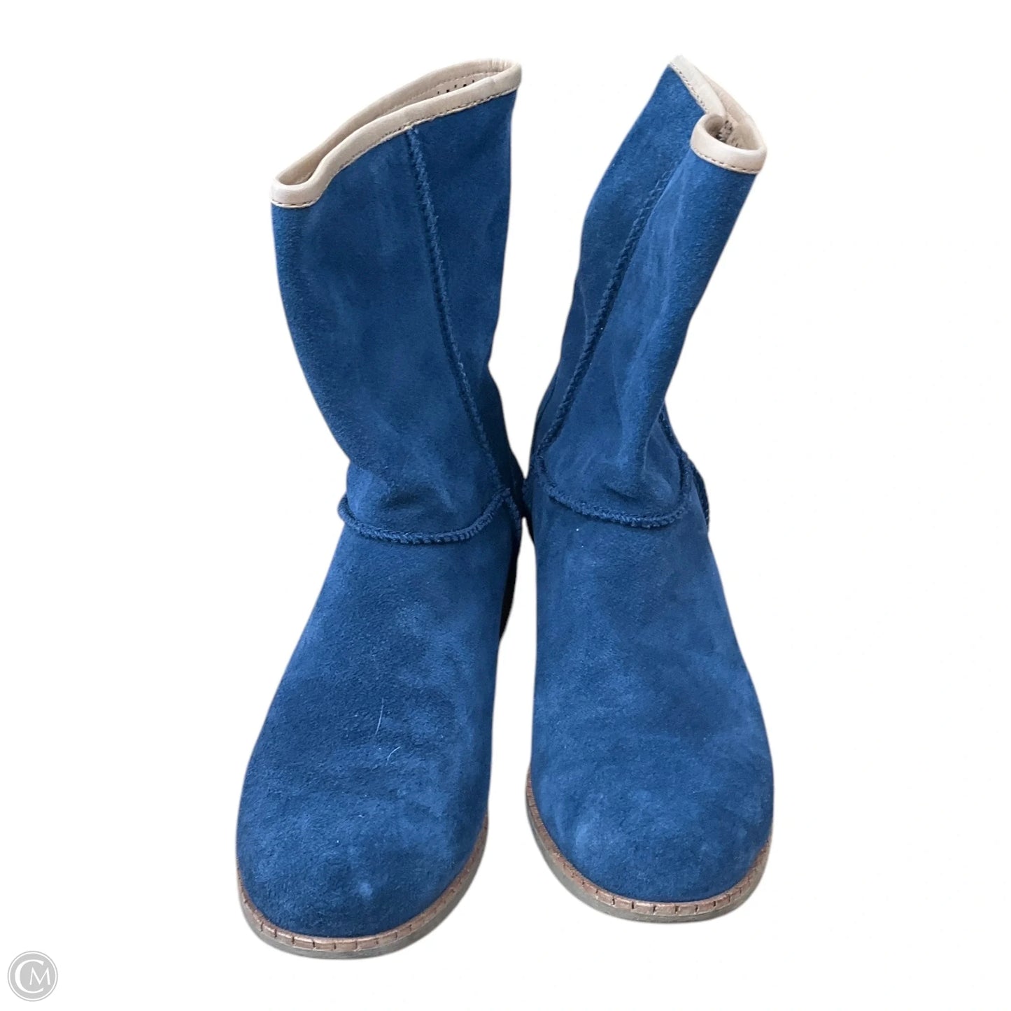 Boots Designer By Ugg In Blue, Size: 7.5