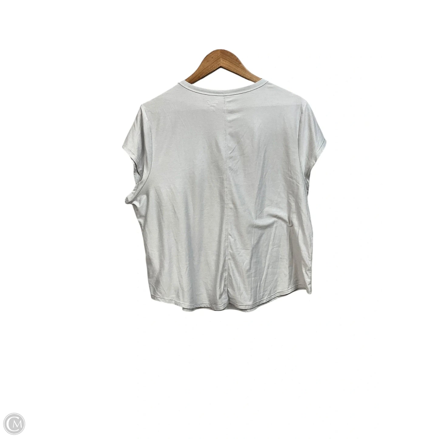 Athletic Top Short Sleeve By Old Navy In Grey, Size: Xl