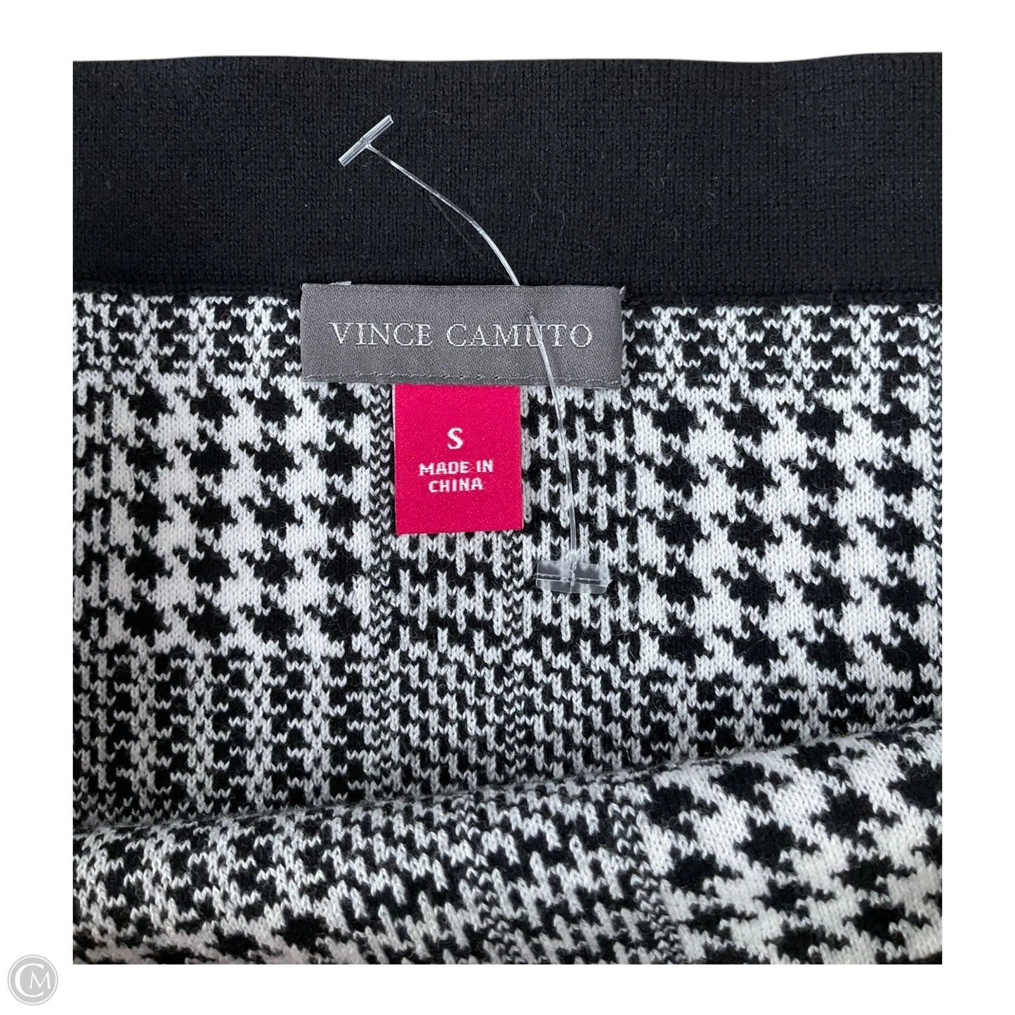 Skirt Mini & Short By Vince Camuto In Black & White, Size: S