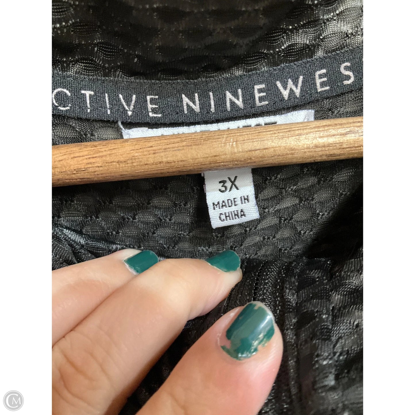 Athletic Jacket By Nine West Apparel In Black, Size: 3x