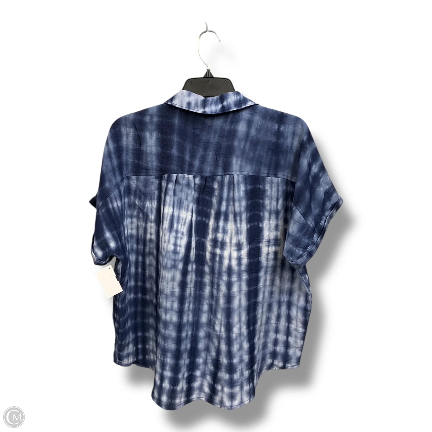 Blouse Short Sleeve By Splendid In Tie Dye Print, Size: S