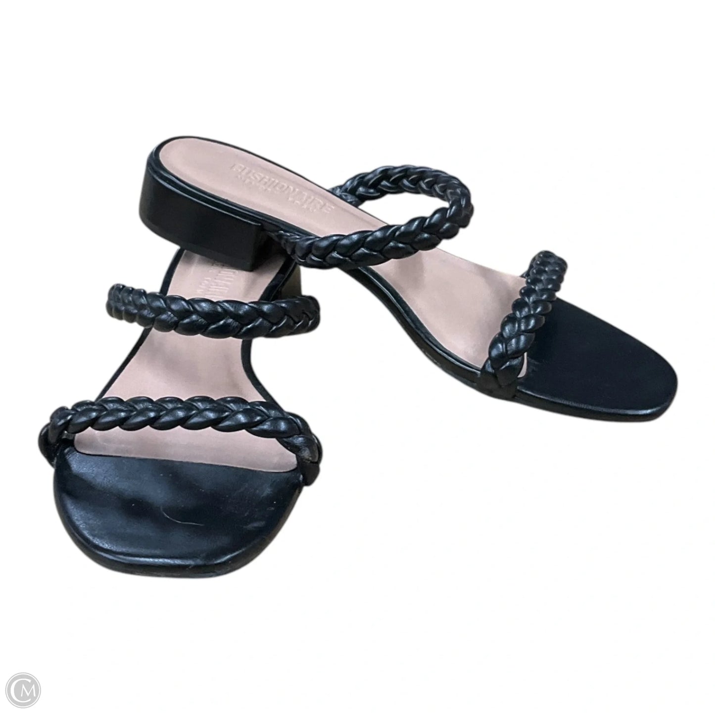Sandals Flats By Cushionaire In Black, Size: 7.5