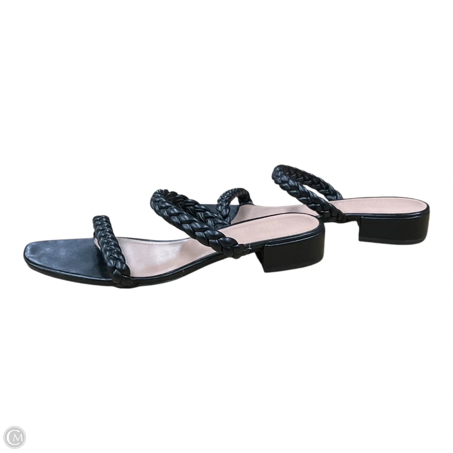 Sandals Flats By Cushionaire In Black, Size: 7.5