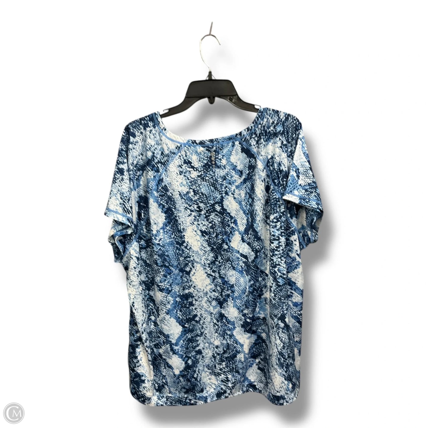 Athletic Top Short Sleeve By Talbots In Animal Print, Size: 3x