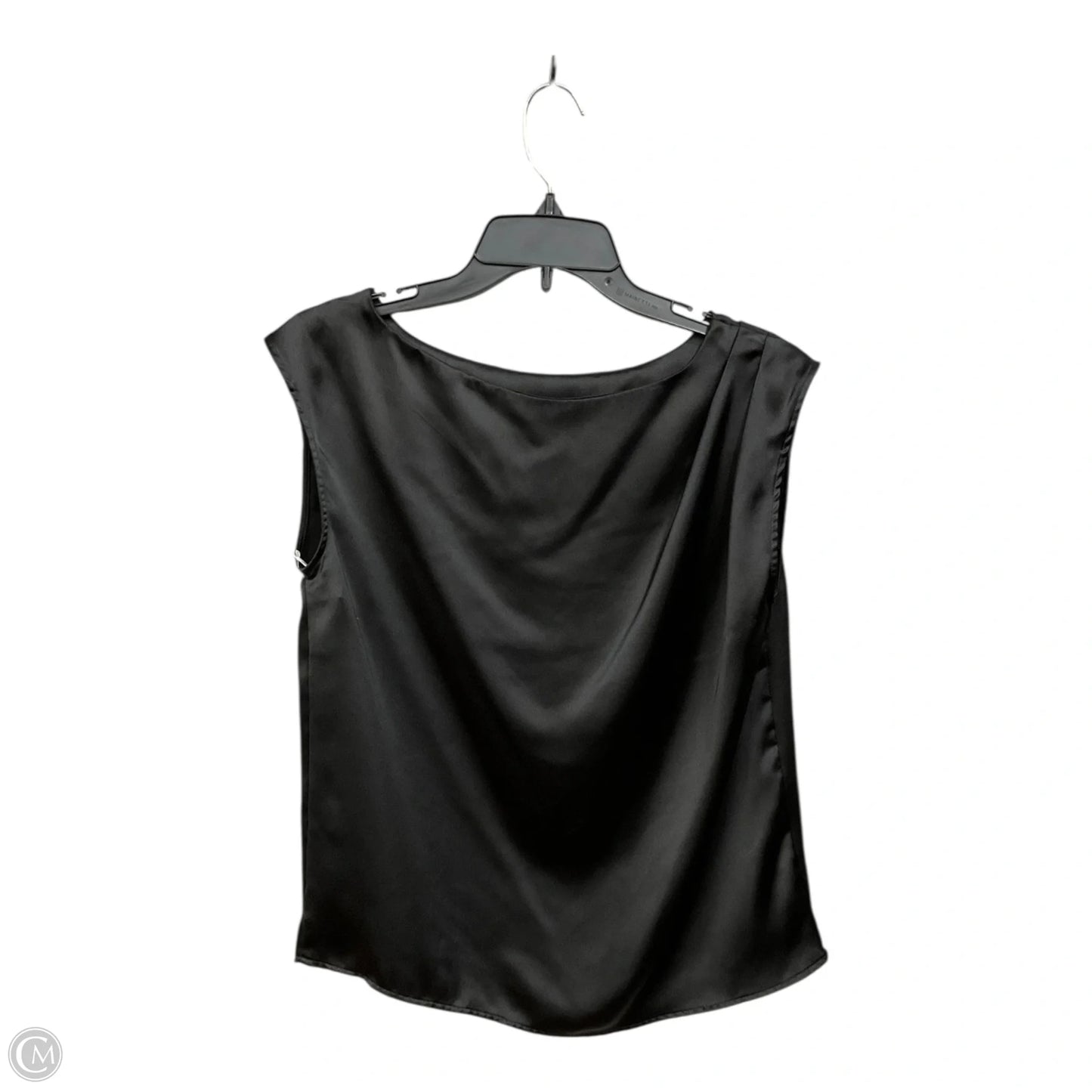 Top Sleeveless By Loft In Black, Size: S