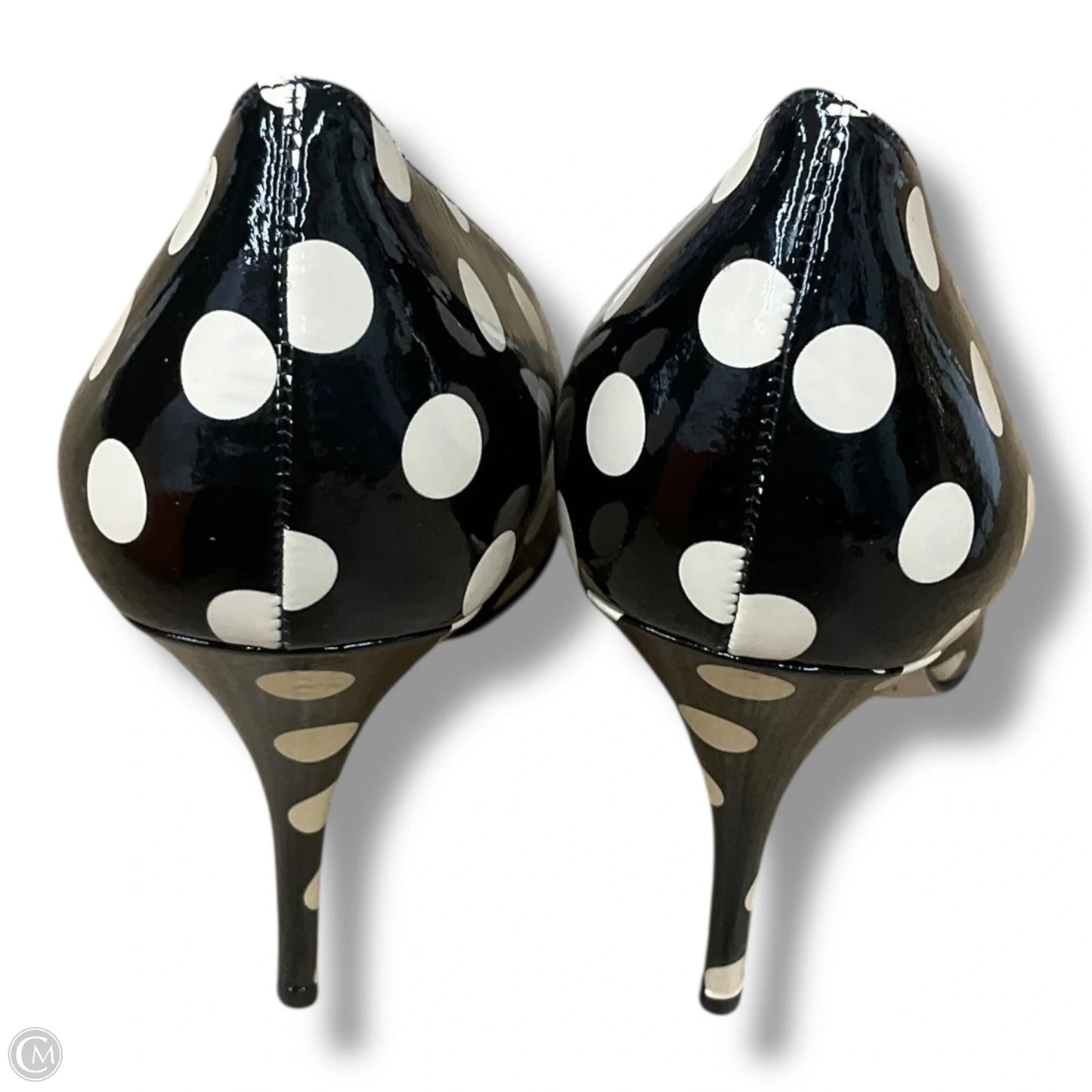 Shoes Designer By Kate Spade In Polkadot Pattern, Size: 9.5