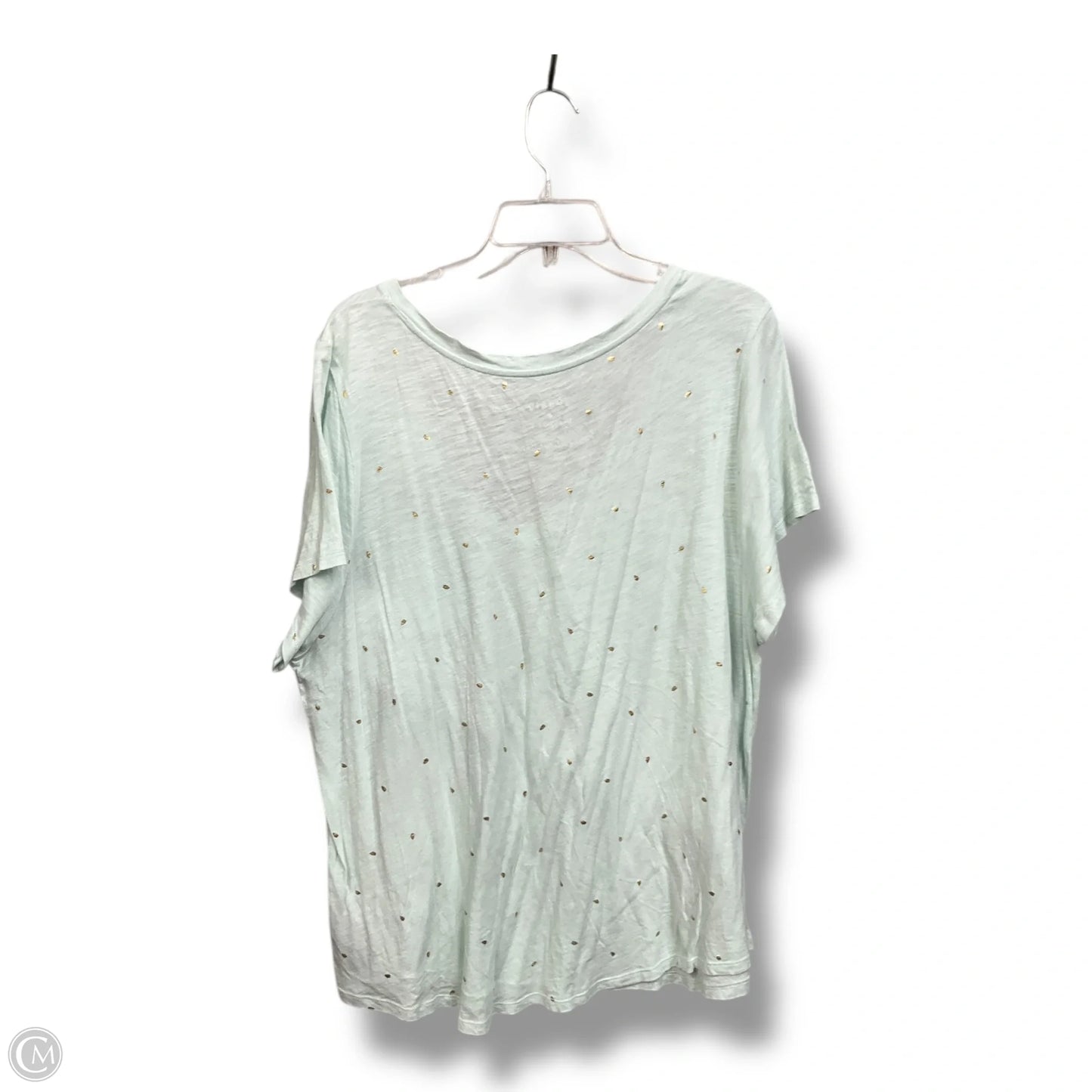 Top Short Sleeve By Torrid In Green, Size: 3x