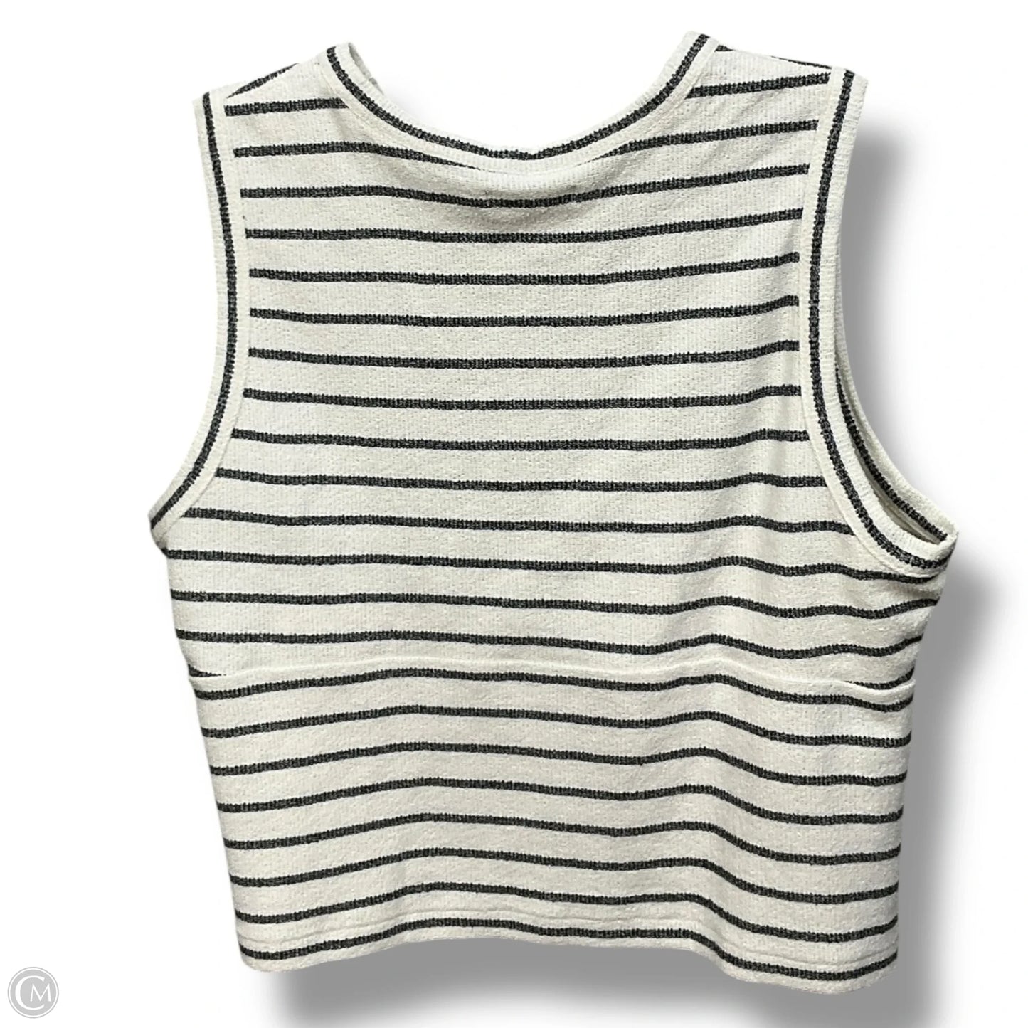 Top Sleeveless By Madewell In Striped Pattern, Size: Xxl