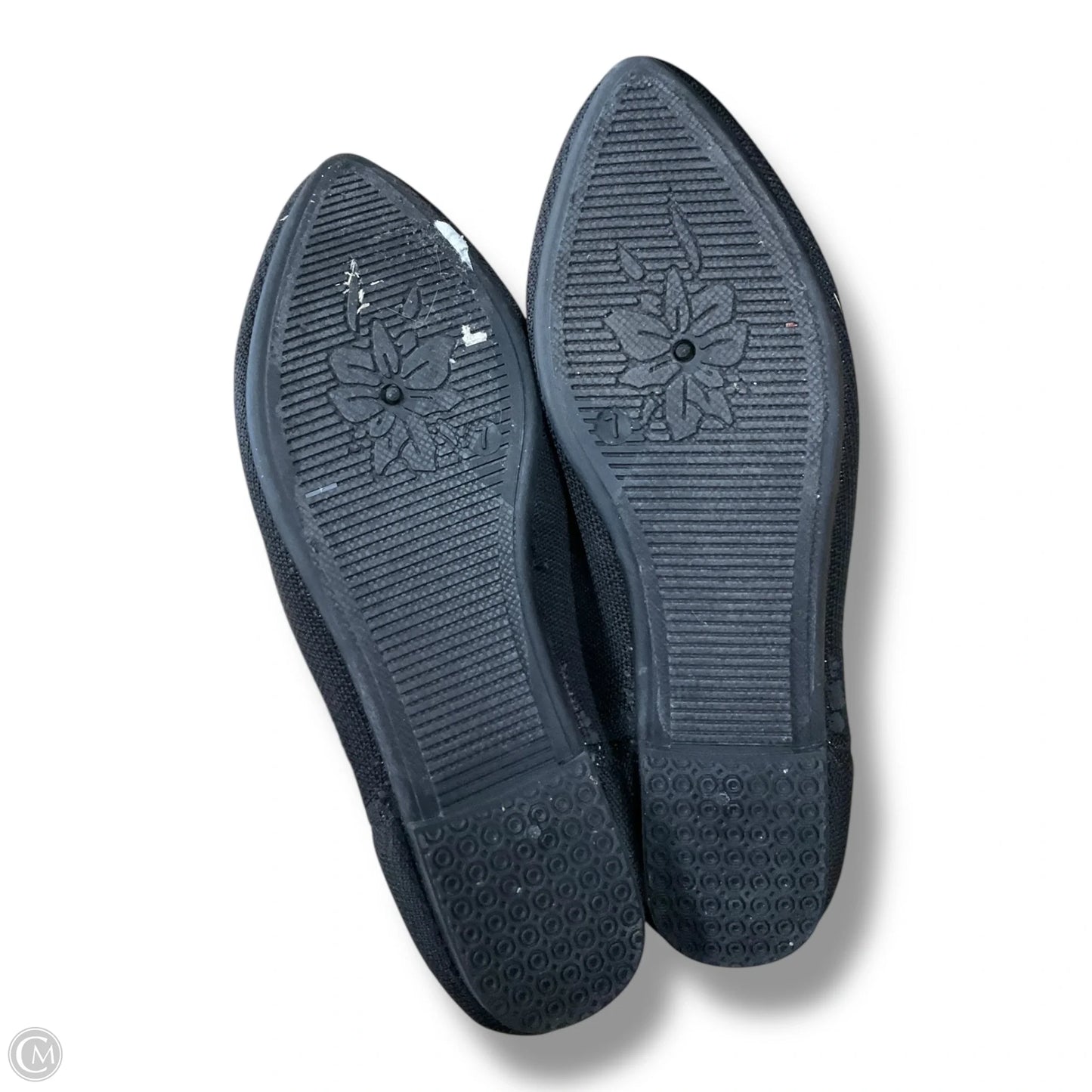 Shoes Flats By Danskin In Black & White, Size: 7
