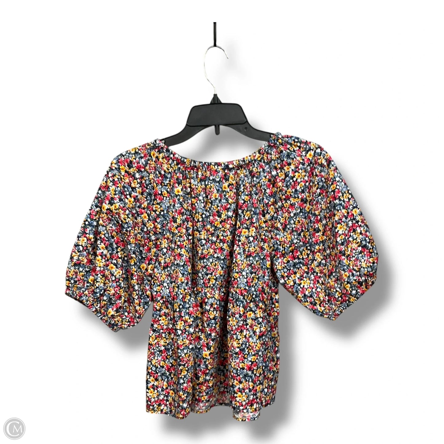 Top Short Sleeve By Old Navy In Floral Print, Size: S