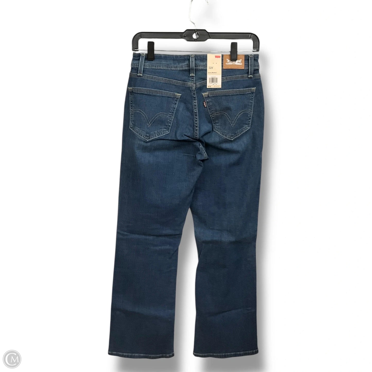 Jeans Boot Cut By Levis In Blue Denim, Size: 6