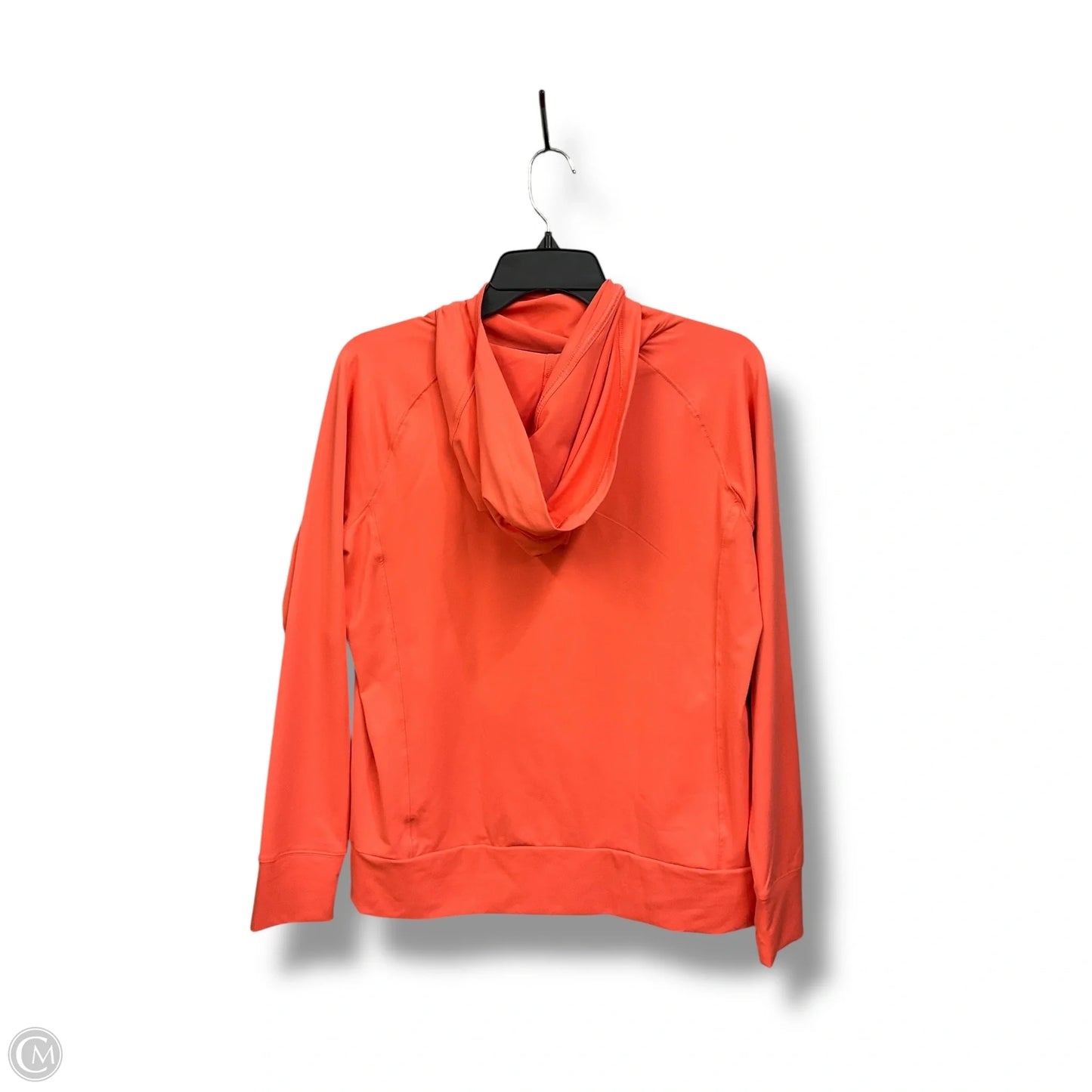 Athletic Top Long Sleeve Hoodie By Lands End In Orange, Size: S