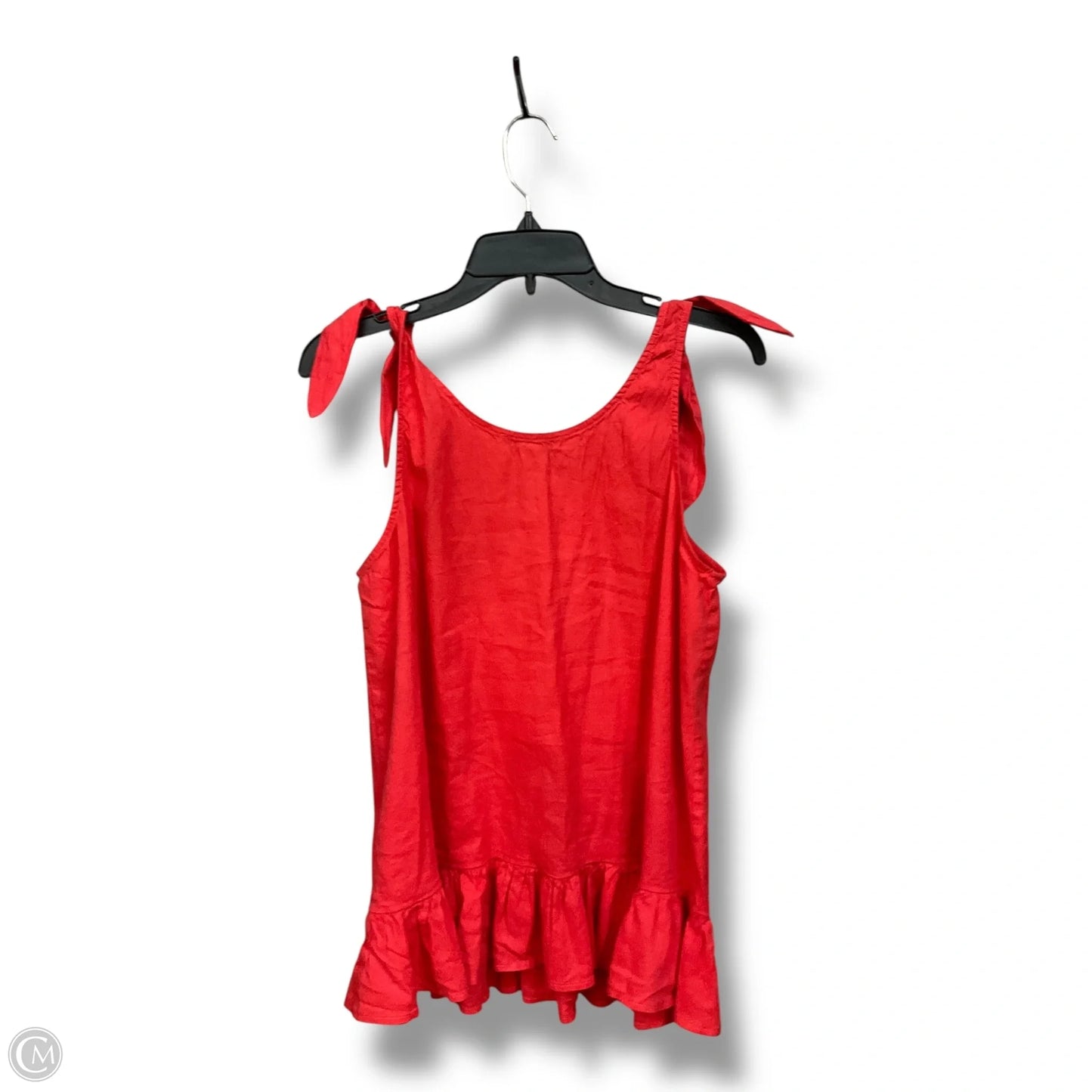 Top Sleeveless By Ro & De In Red, Size: M