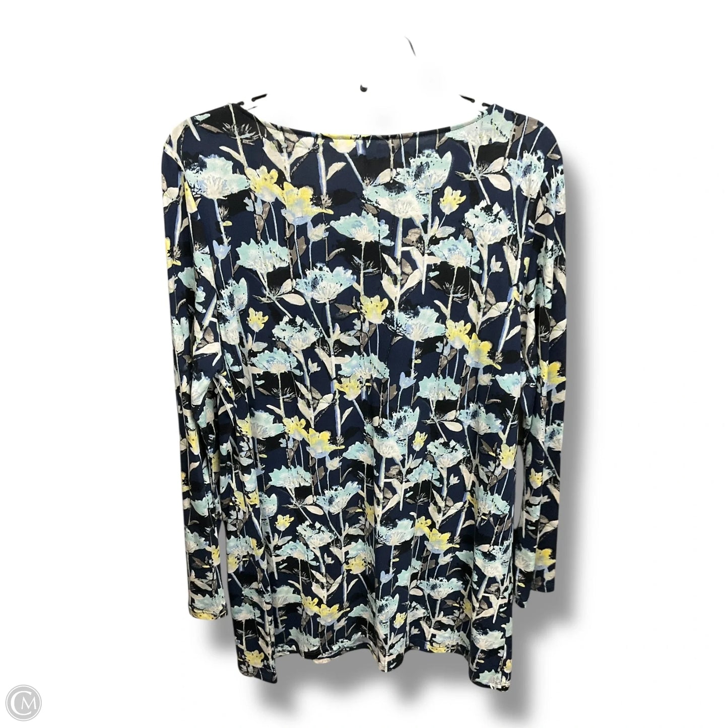 Tunic Long Sleeve By Pure Jill In Floral Print, Size: L