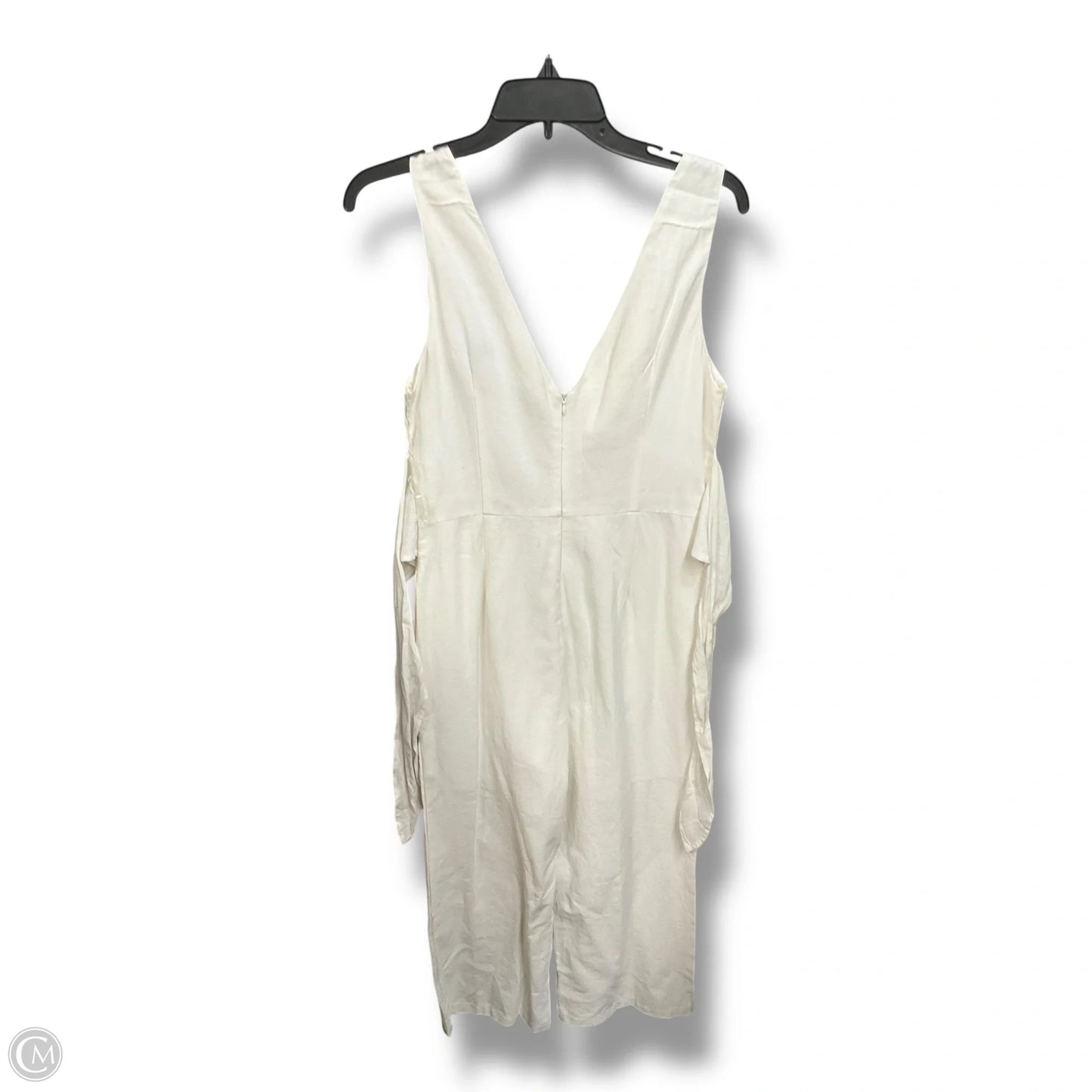 Jumpsuit By Clothes Mentor In Ivory, Size: M