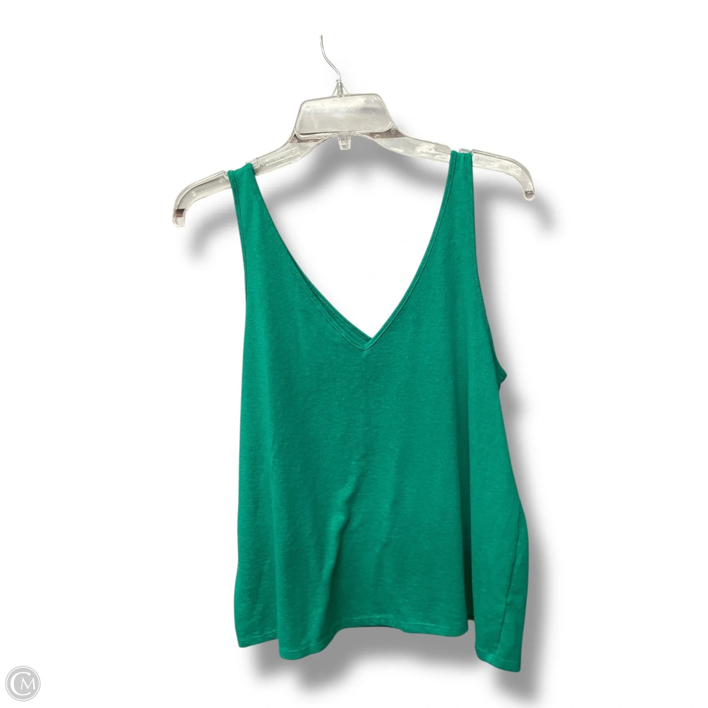 Top Sleeveless By Loft In Green, Size: Xl