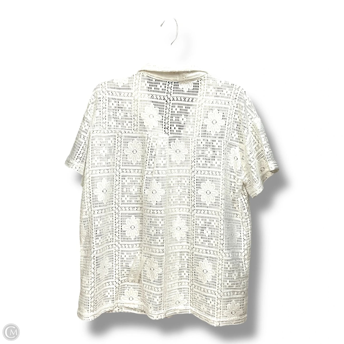 Swimwear Cover-up By Clothes Mentor In White, Size: L