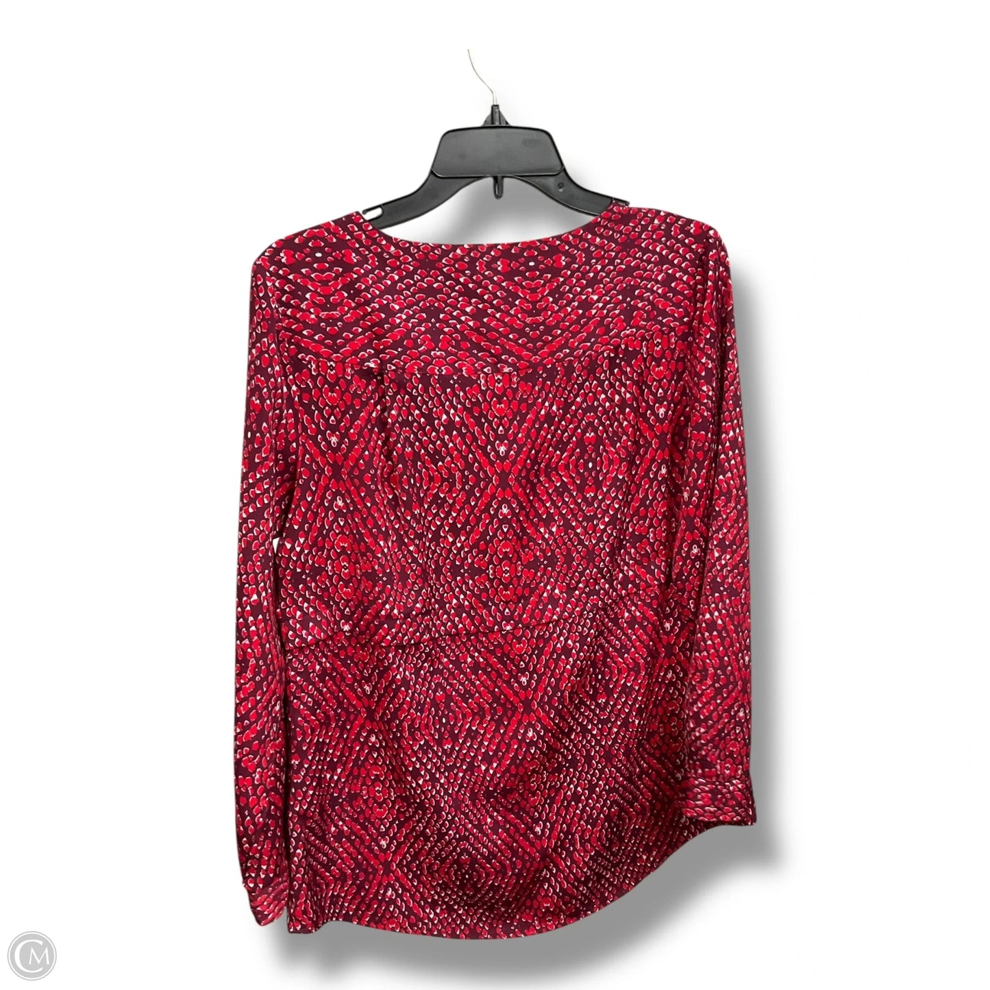 Blouse Long Sleeve By Lilla P In Red, Size: M