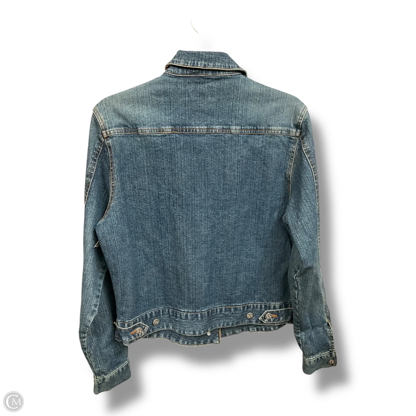 Jacket Denim By Clothes Mentor In Blue Denim, Size: M