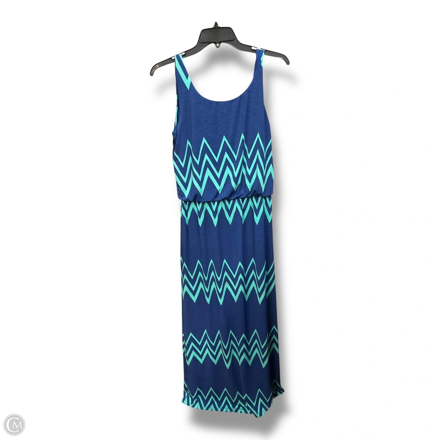 Dress Casual Maxi By Pixley In Blue & Green, Size: S