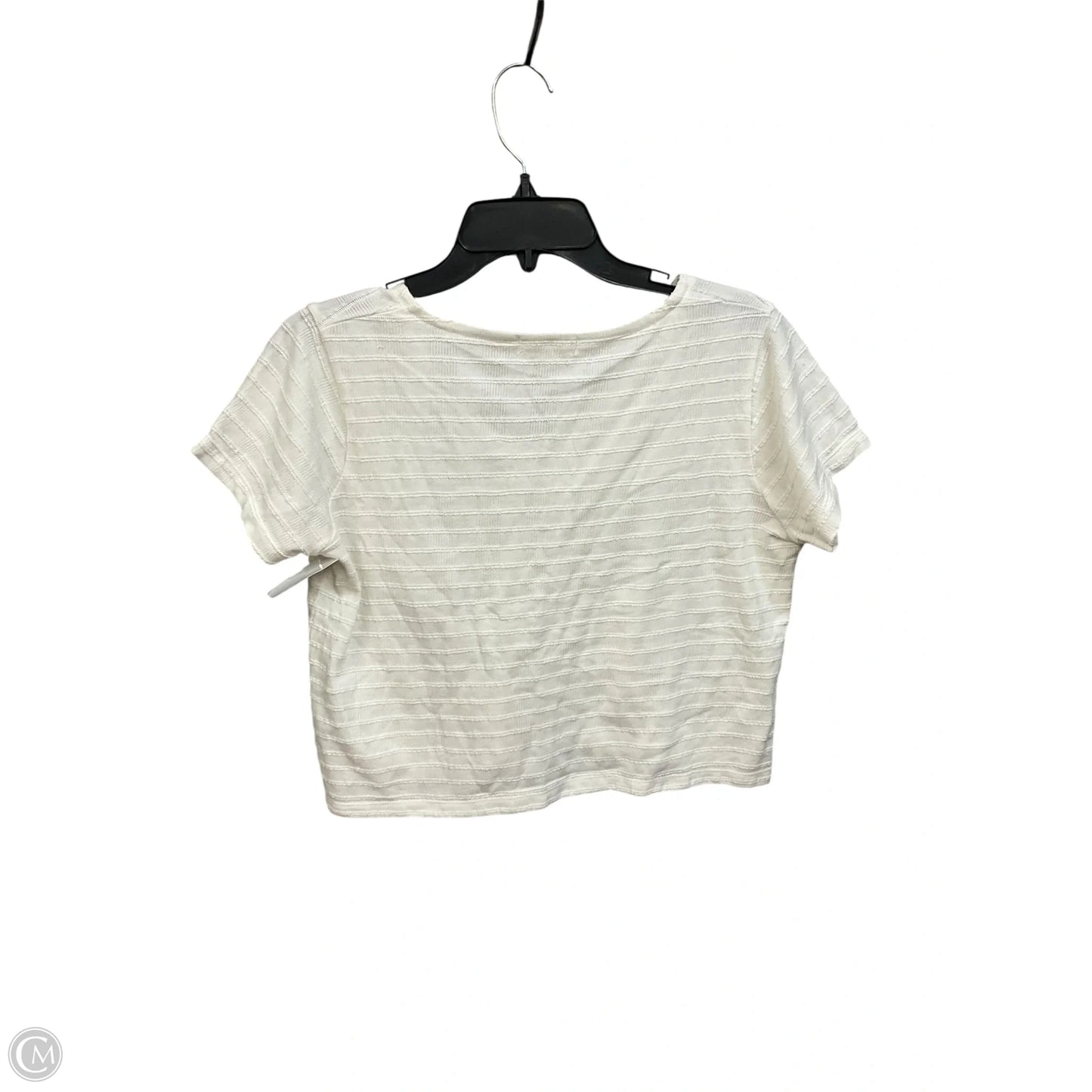 Top Short Sleeve By Madewell In White, Size: Xs