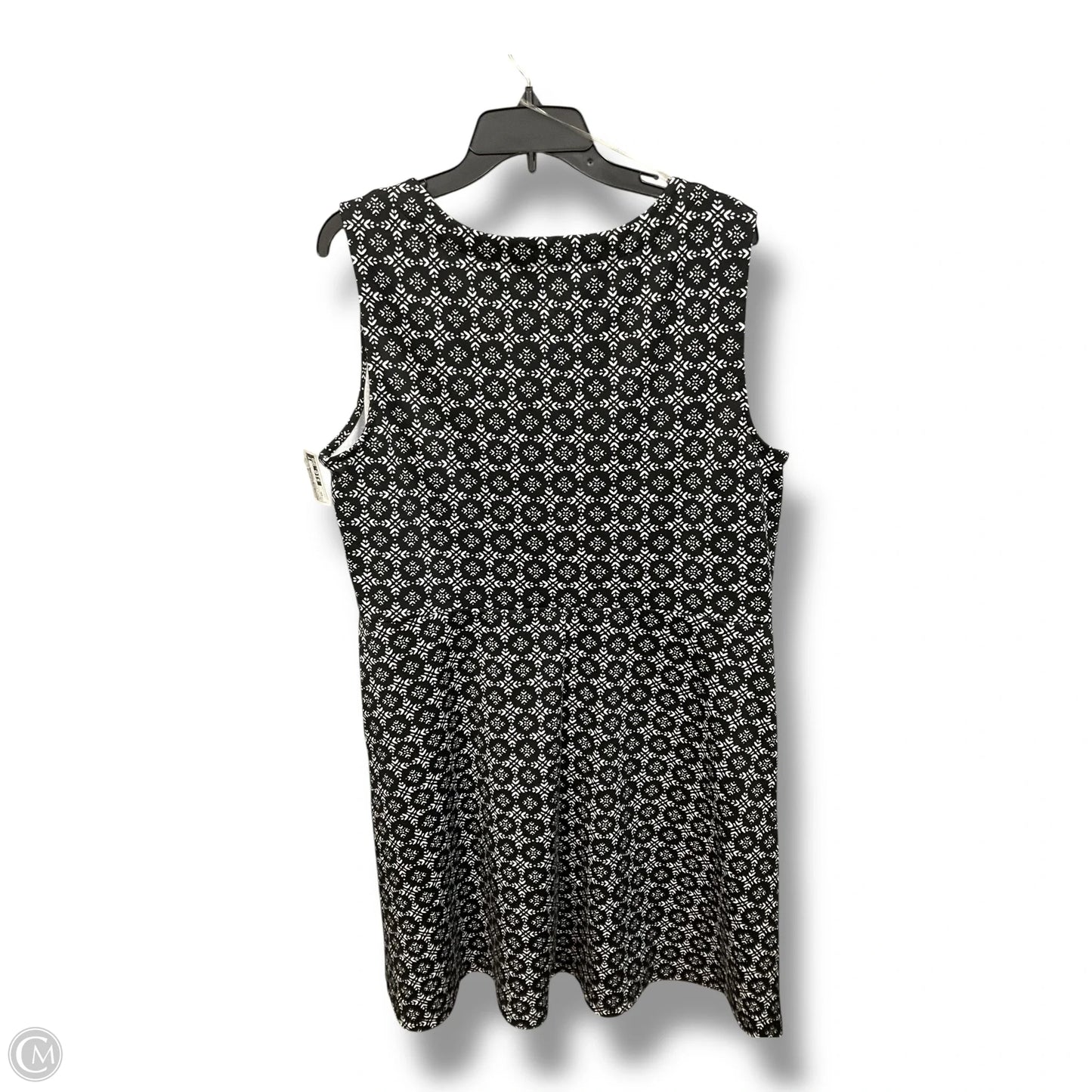 Dress Casual Short By Croft And Barrow In Black & White, Size: Xxl