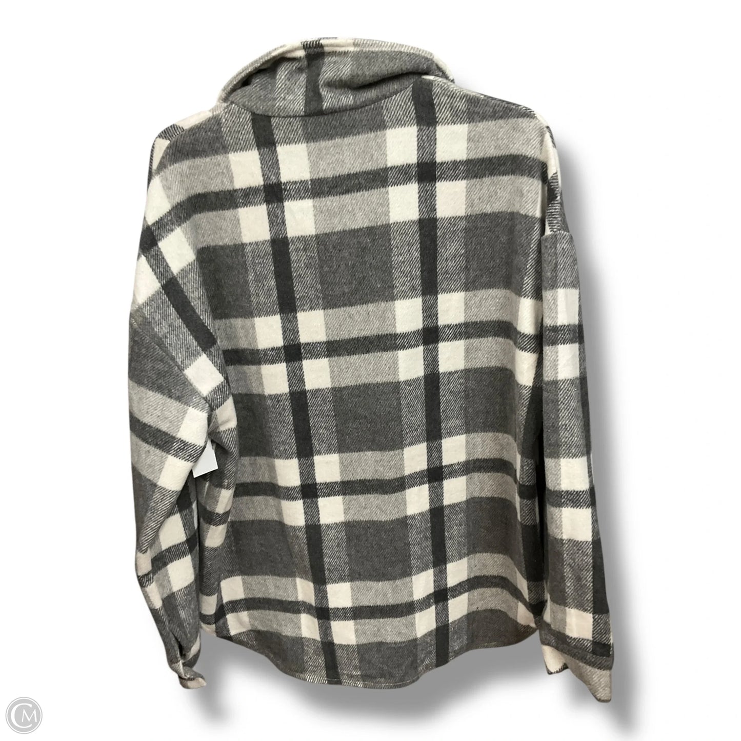 Jacket Shirt By Cme In Plaid Pattern, Size: L