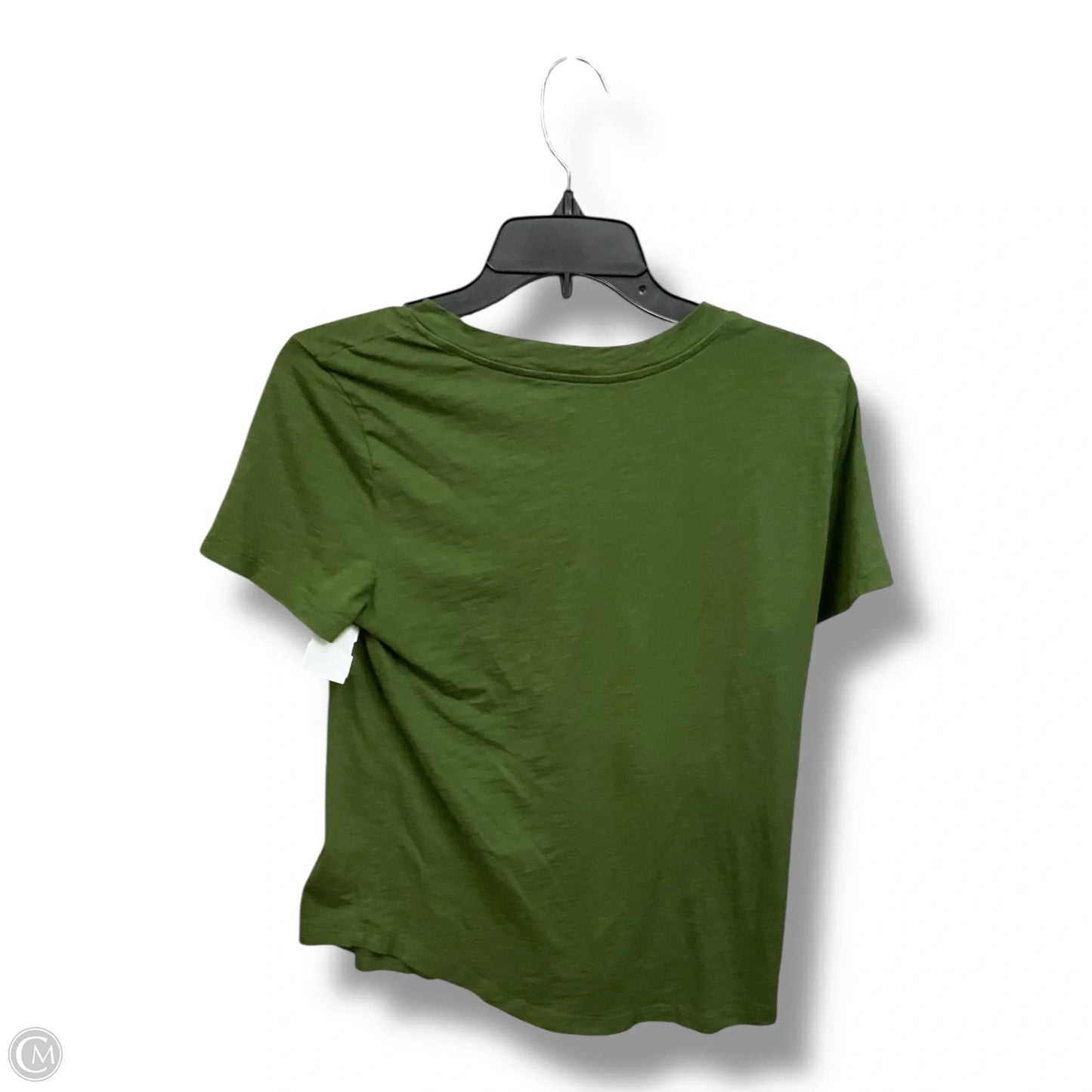 Top Short Sleeve Basic By Loft In Green, Size: S
