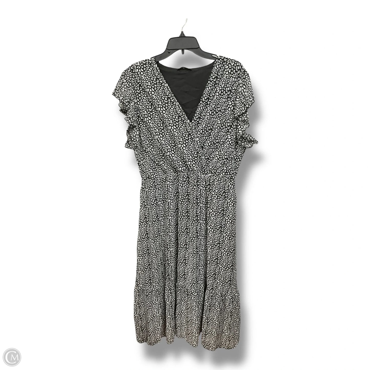 Dress Casual Maxi By Clothes Mentor In Black & White, Size: Xl