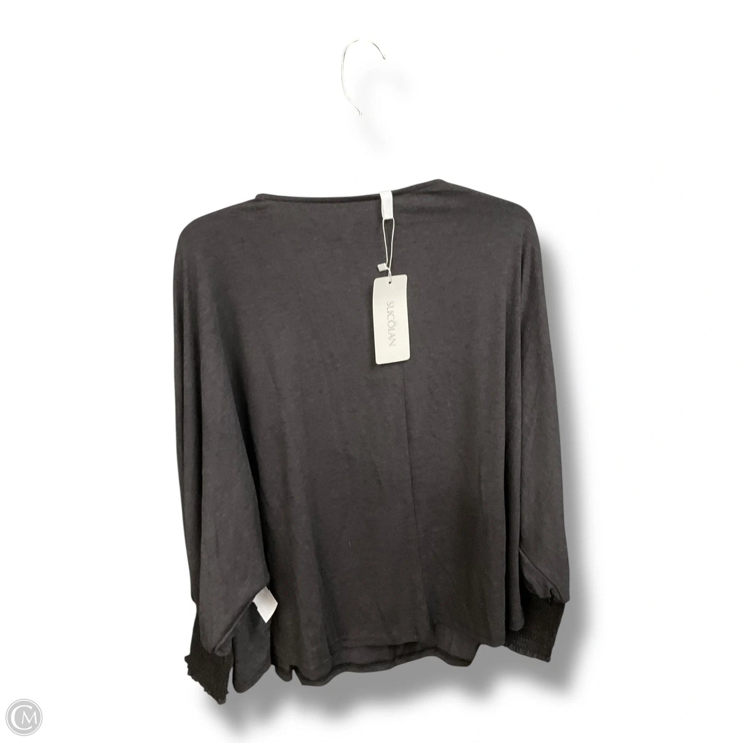 Top Long Sleeve By Clothes Mentor In Grey, Size: M