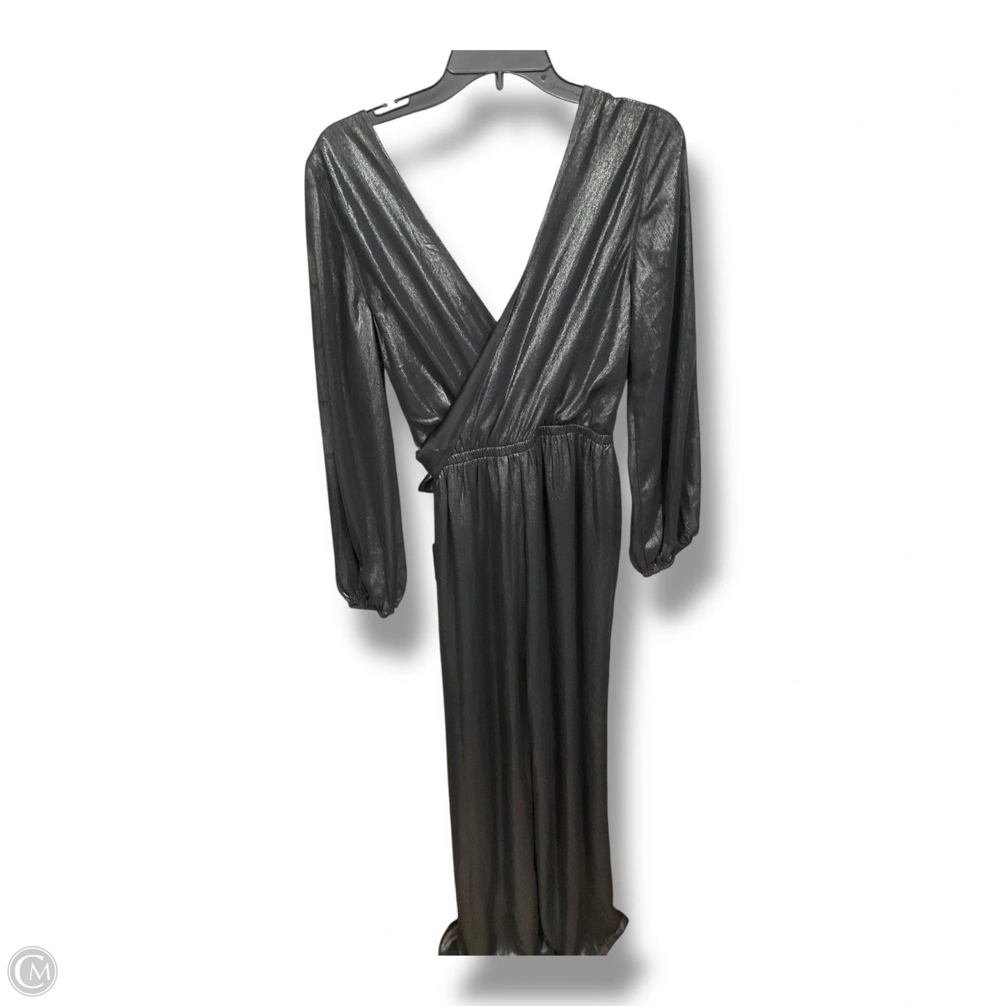 Jumpsuit By Express In Black & Silver, Size: S