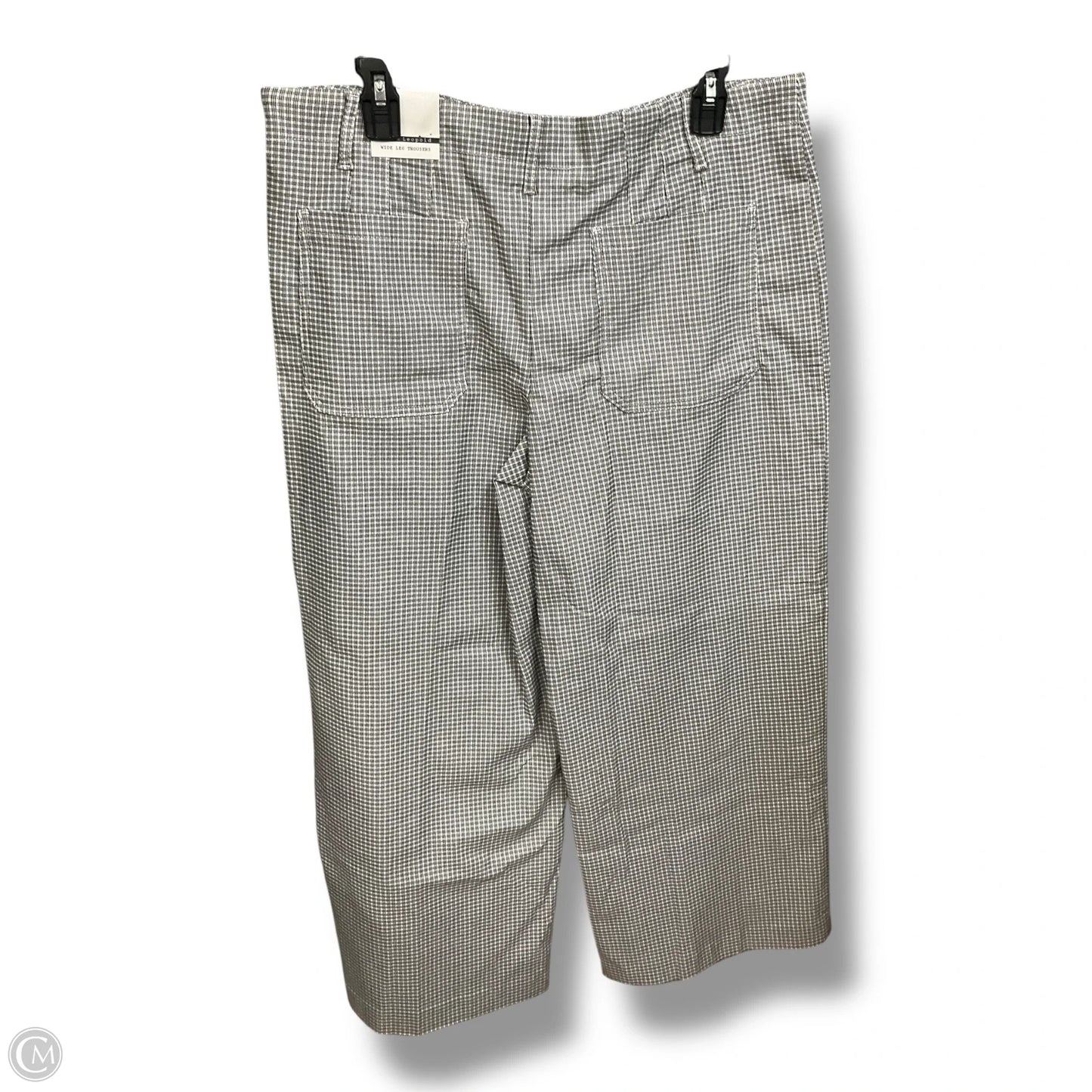 Pants Wide Leg By Jules & Leopold In Black & White, Size: 16