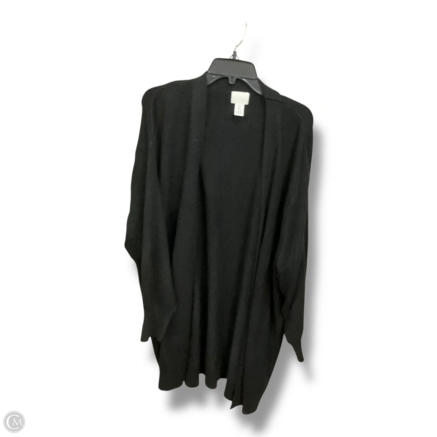 Sweater Cardigan By H&m In Black, Size: Xl