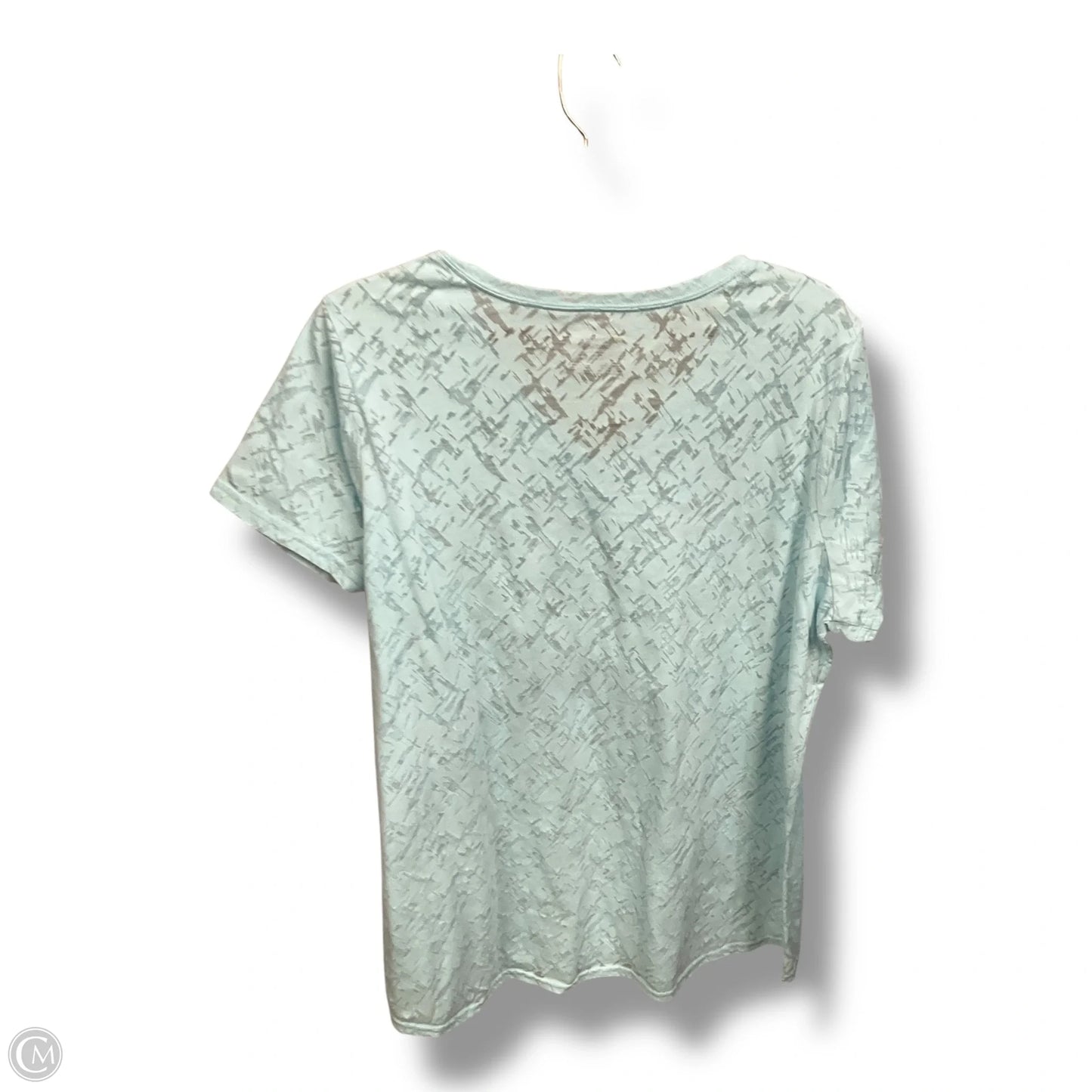 Athletic Top Short Sleeve By Tek Gear In Green, Size: 1x