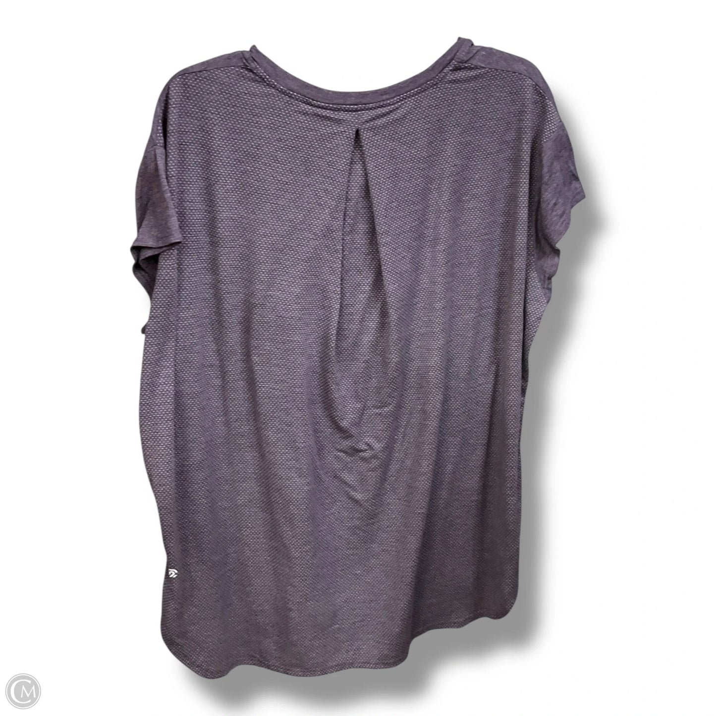 Athletic Top Short Sleeve By Champion In Purple, Size: Xxl