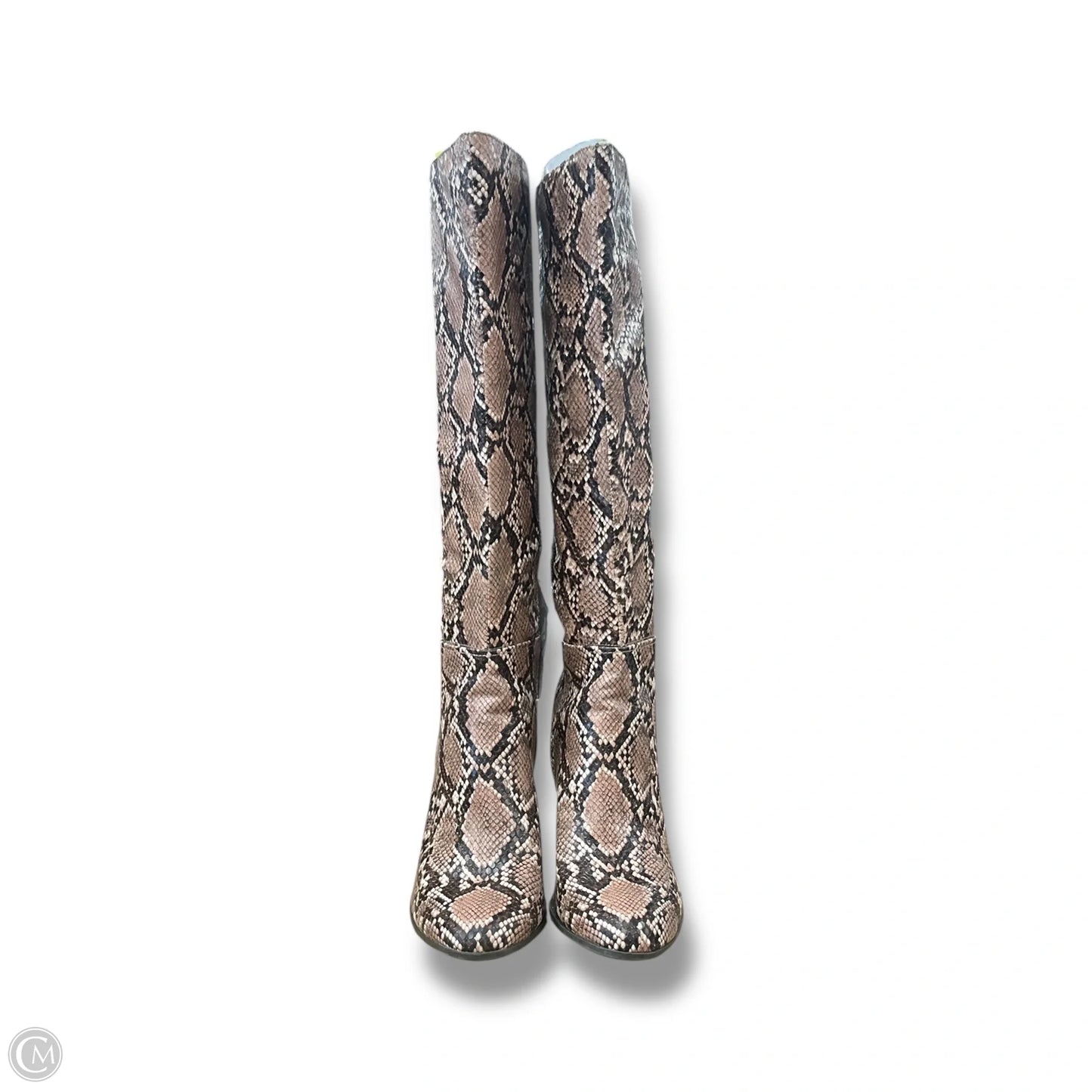 Boots Mid-calf Heels By A New Day In Animal Print, Size: 8