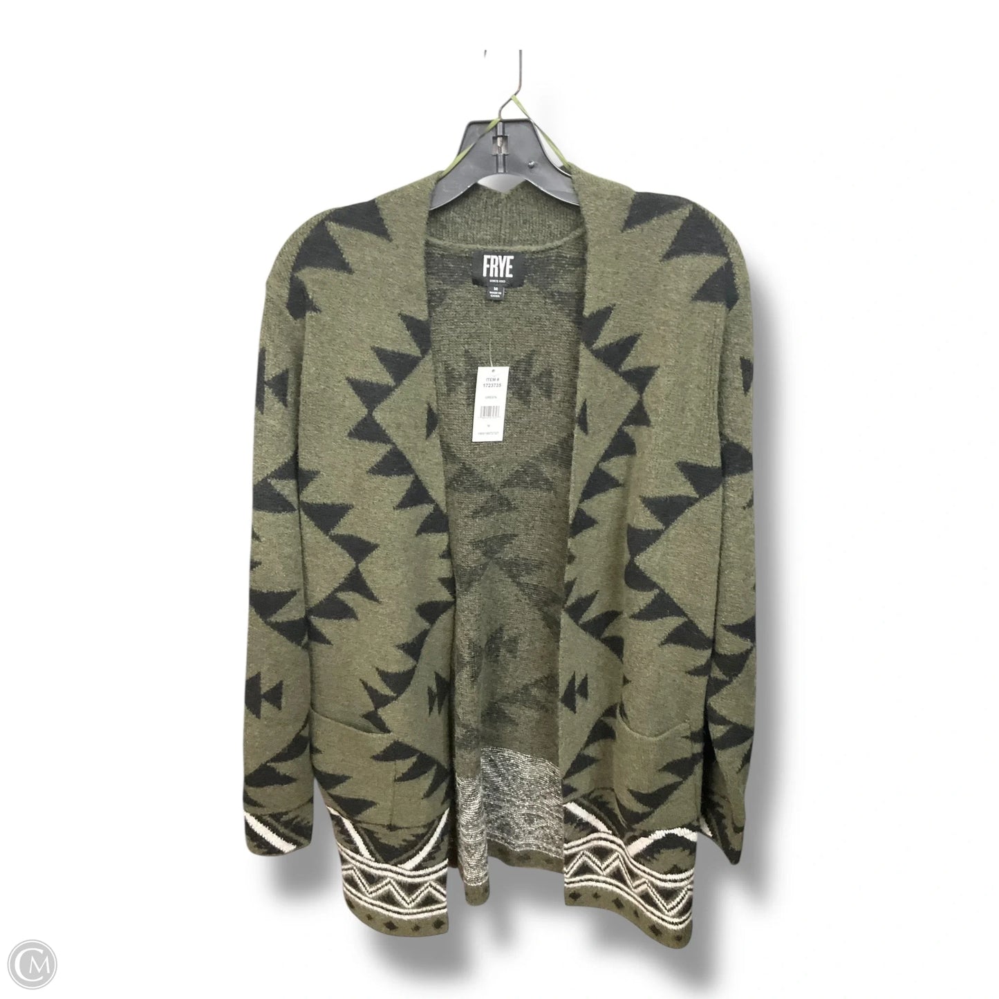 Sweater Designer By Frye In Geometric Pattern, Size: M