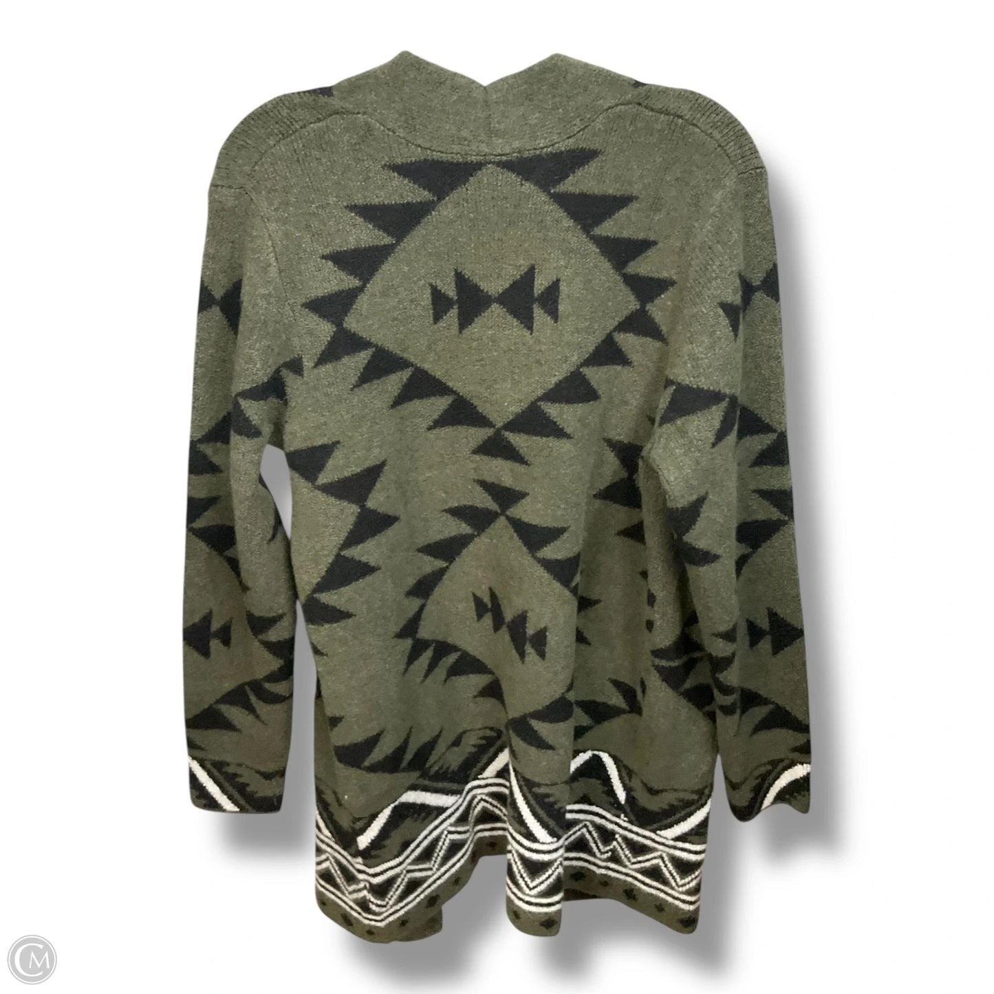 Sweater Designer By Frye In Geometric Pattern, Size: M
