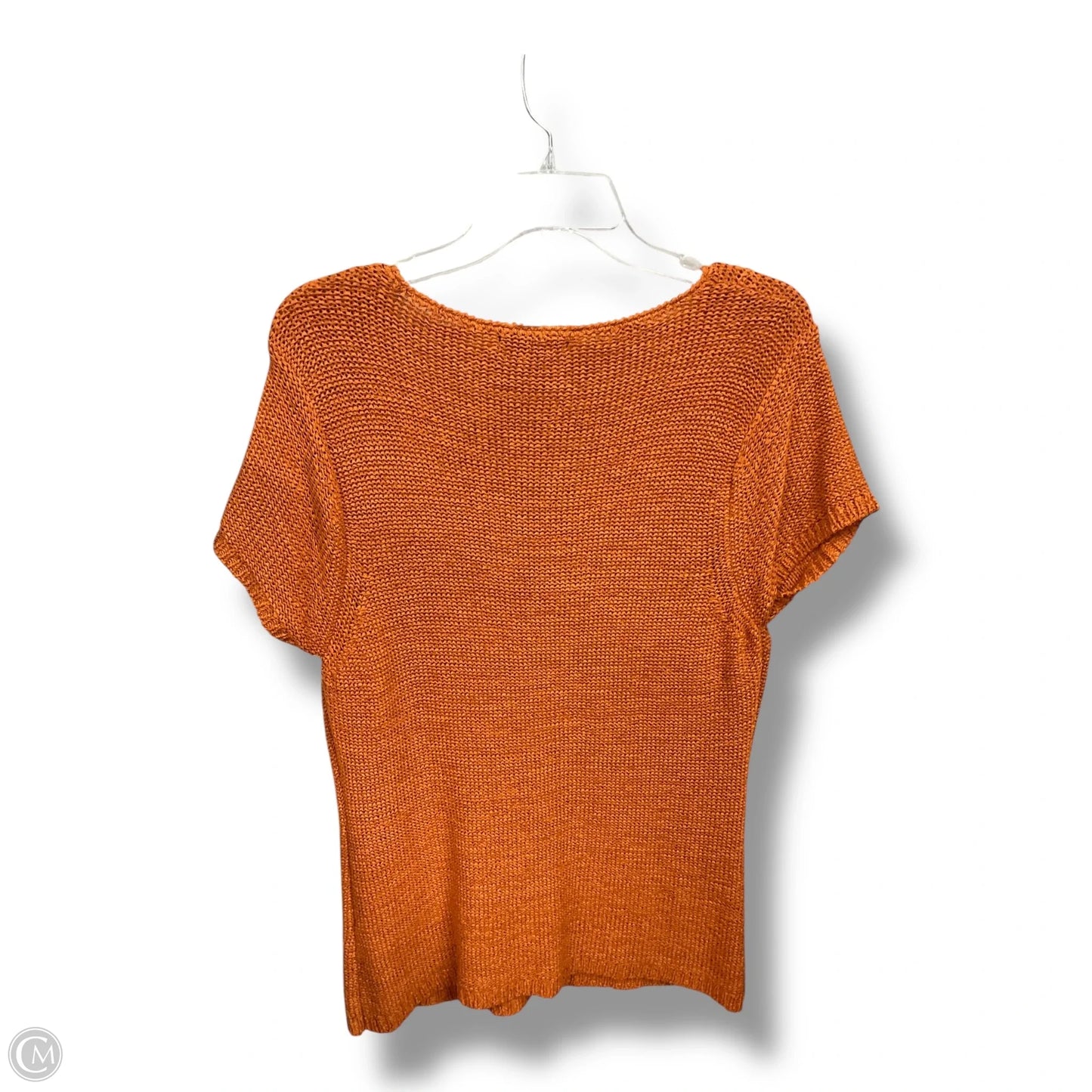 Sweater By August Silk In Orange, Size: Xl