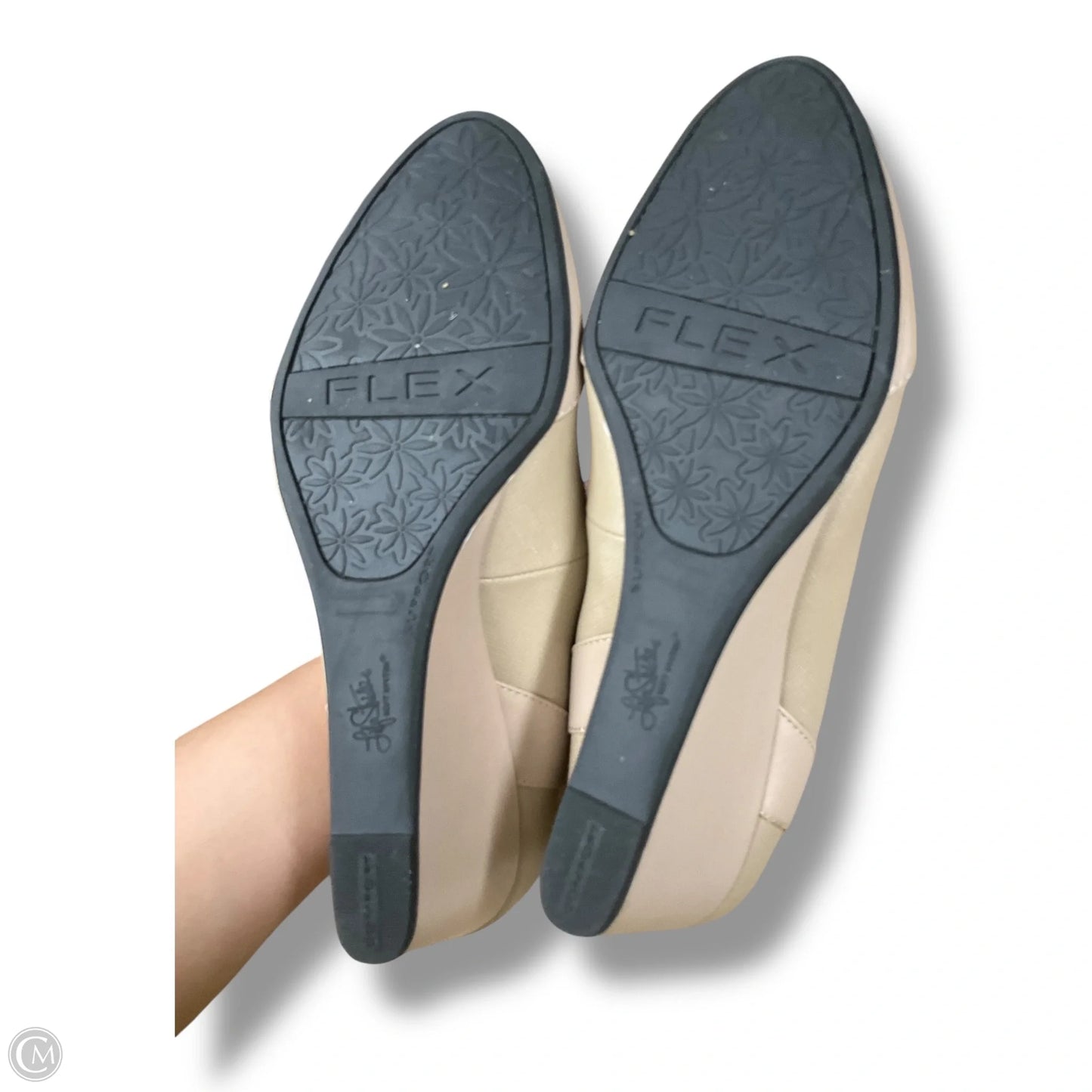 Shoes Heels Wedge By Life Stride In Beige, Size: 9