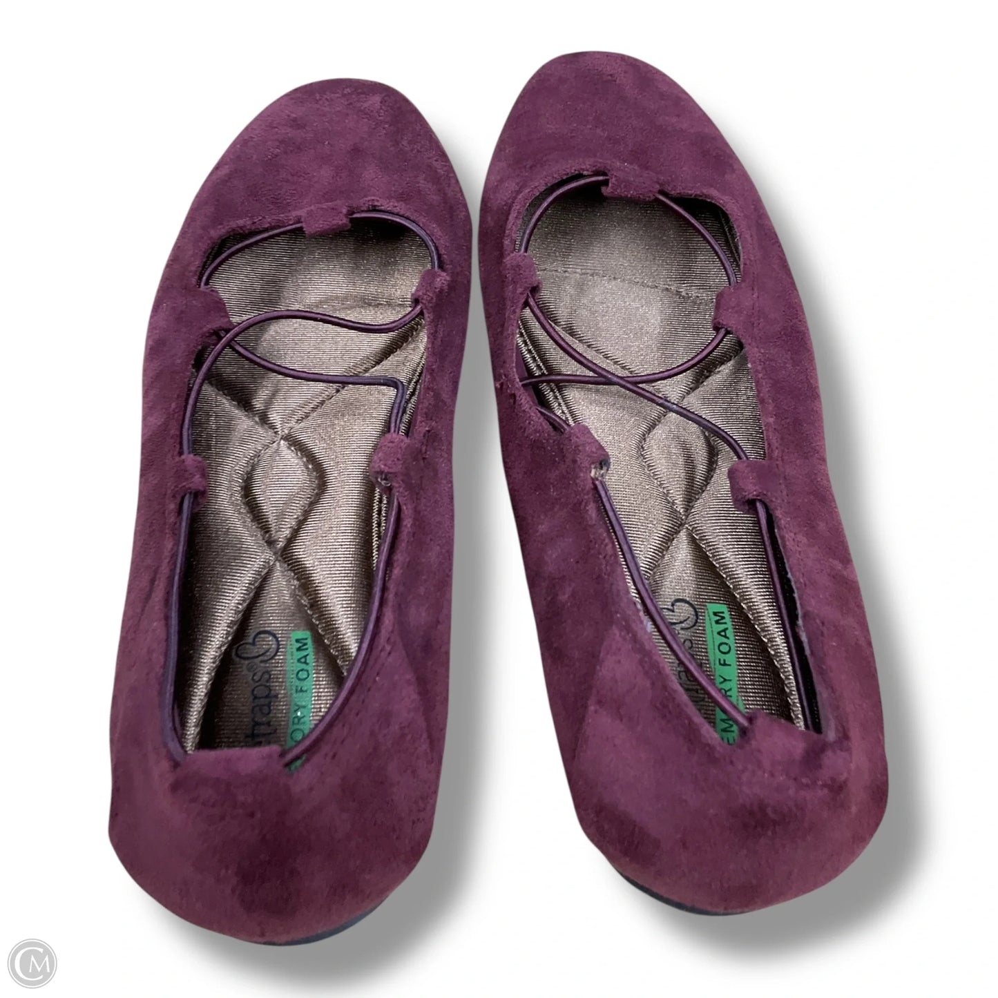 Shoes Flats By Bare Traps In Maroon, Size: 8