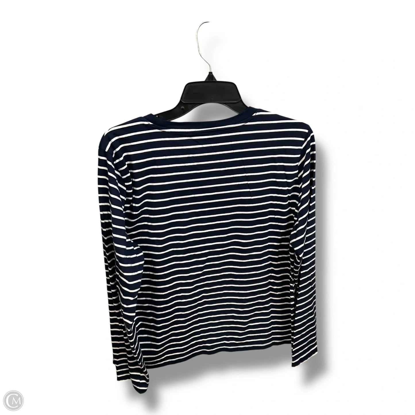 Top Long Sleeve Basic By Free Assembly In Striped Pattern, Size: Xl