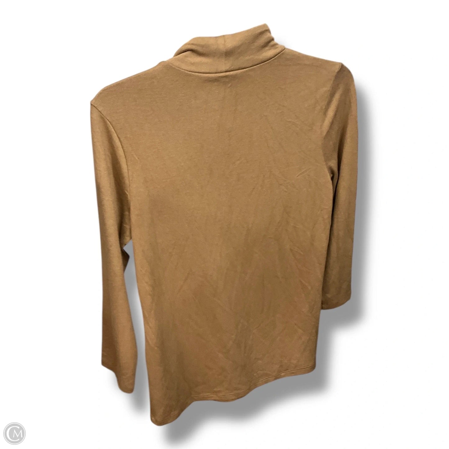 Top Long Sleeve By Banana Republic In Tan, Size: M