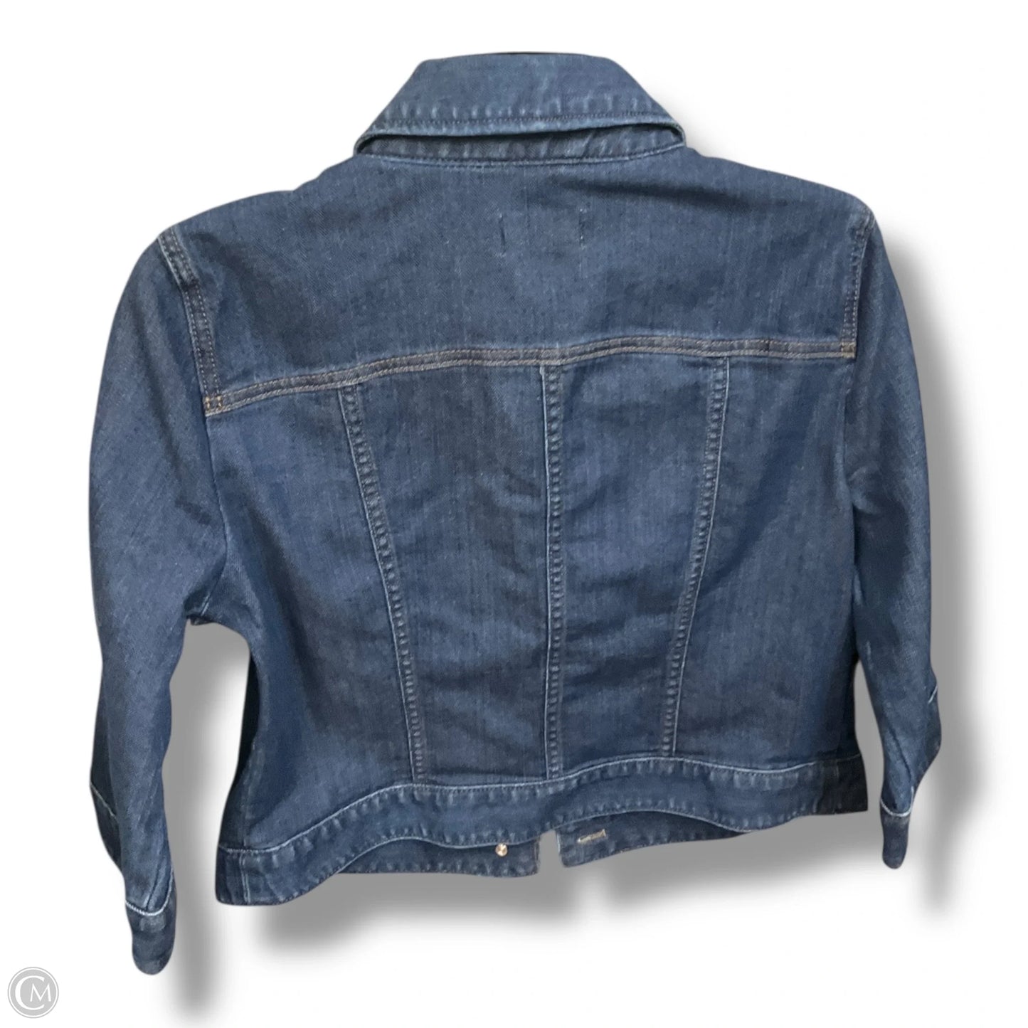 Jacket Denim By Loft In Blue Denim, Size: M