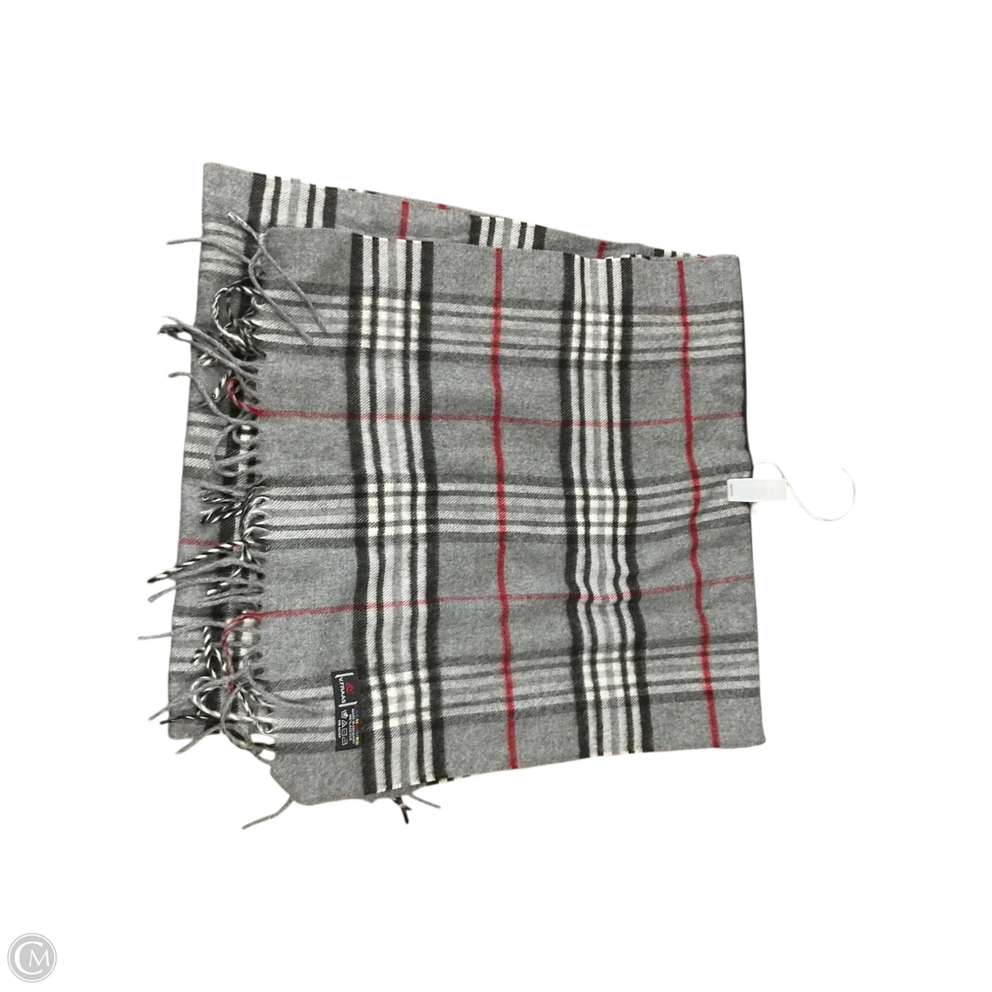 Scarf Winter By Clothes Mentor In Plaid Pattern