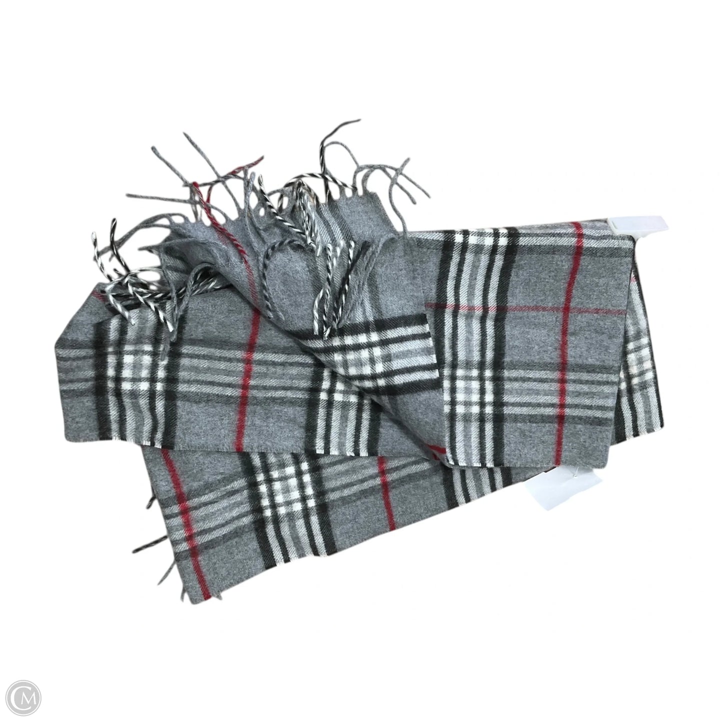 Scarf Winter By Clothes Mentor In Plaid Pattern